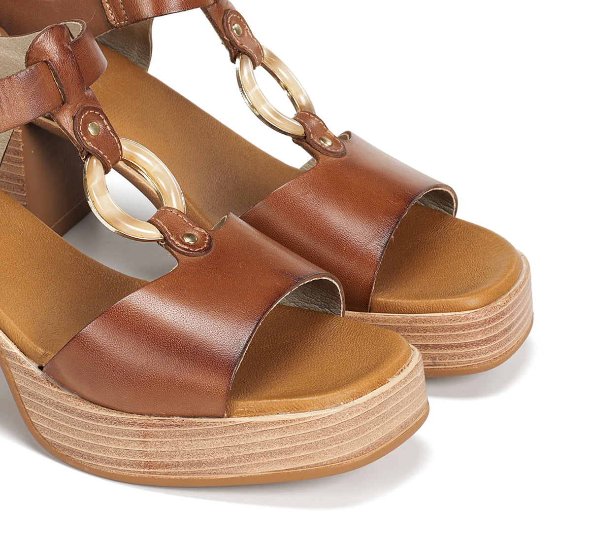 Dorking by Fluchos Diamond D9593 sandale marron à talon