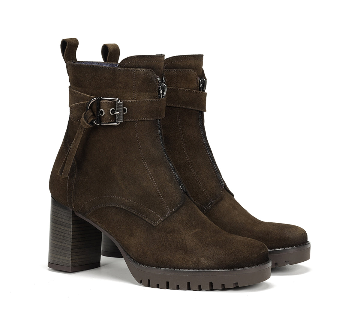 Dorking Evie D9163 bottine vert femme talon plateforme