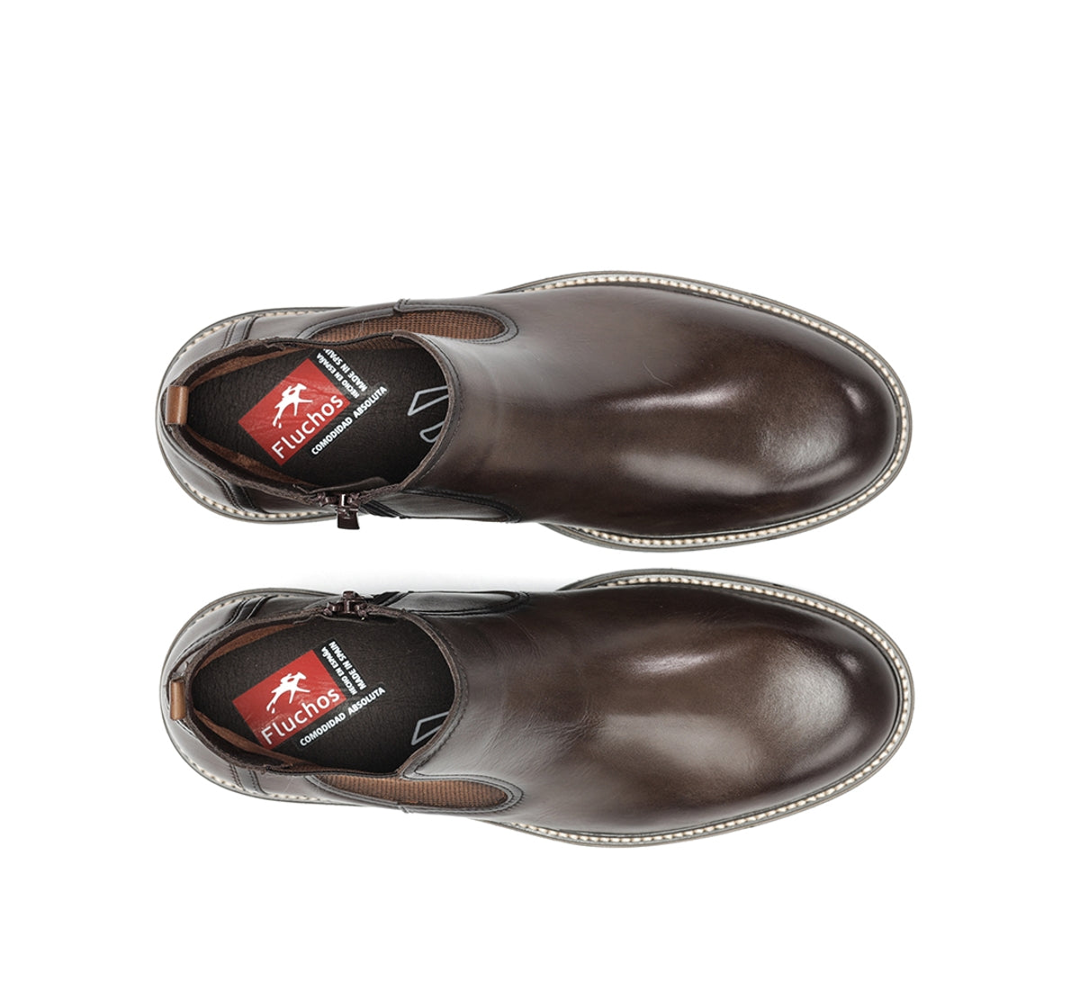 Fluchos Buggy F2323 bottines marron homme cuir