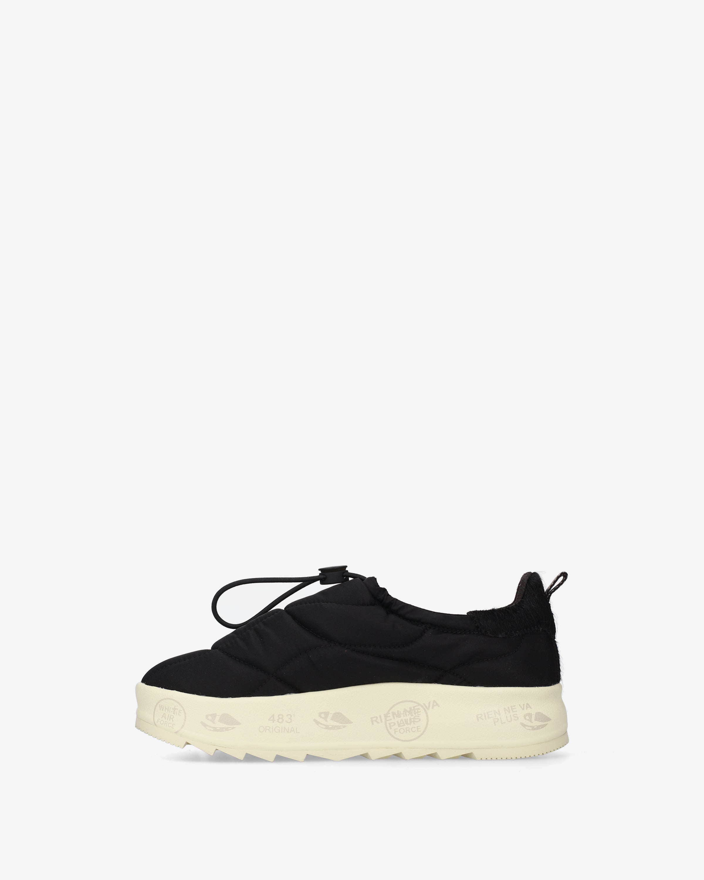 Premiata Puffyd 8689 baskets noir matelassé