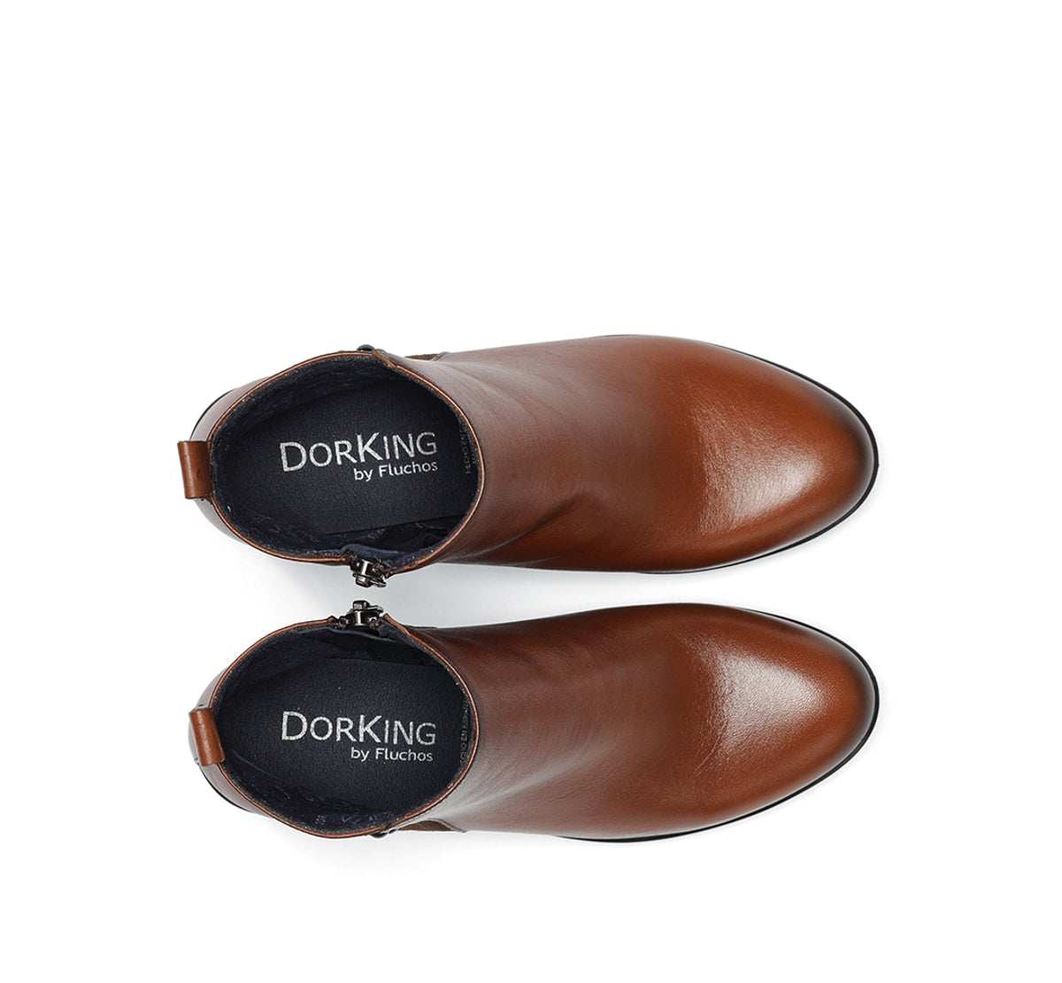Dorking Elite D9423 bottines cuir marron talon