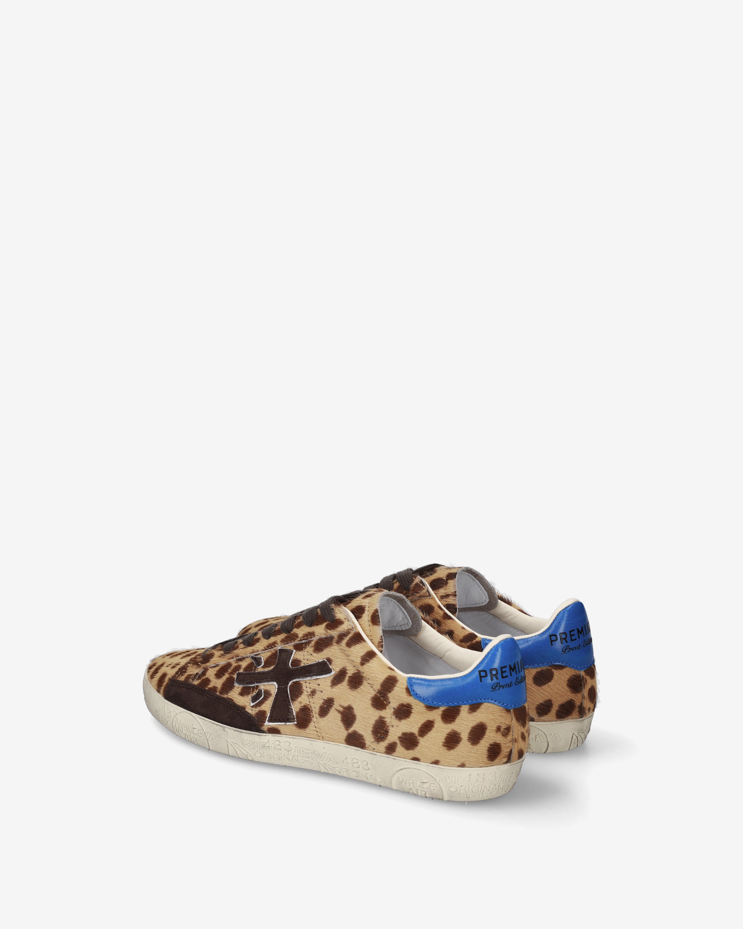 Premiata Stevend 8499 sneakers femme imprimé animal beige
