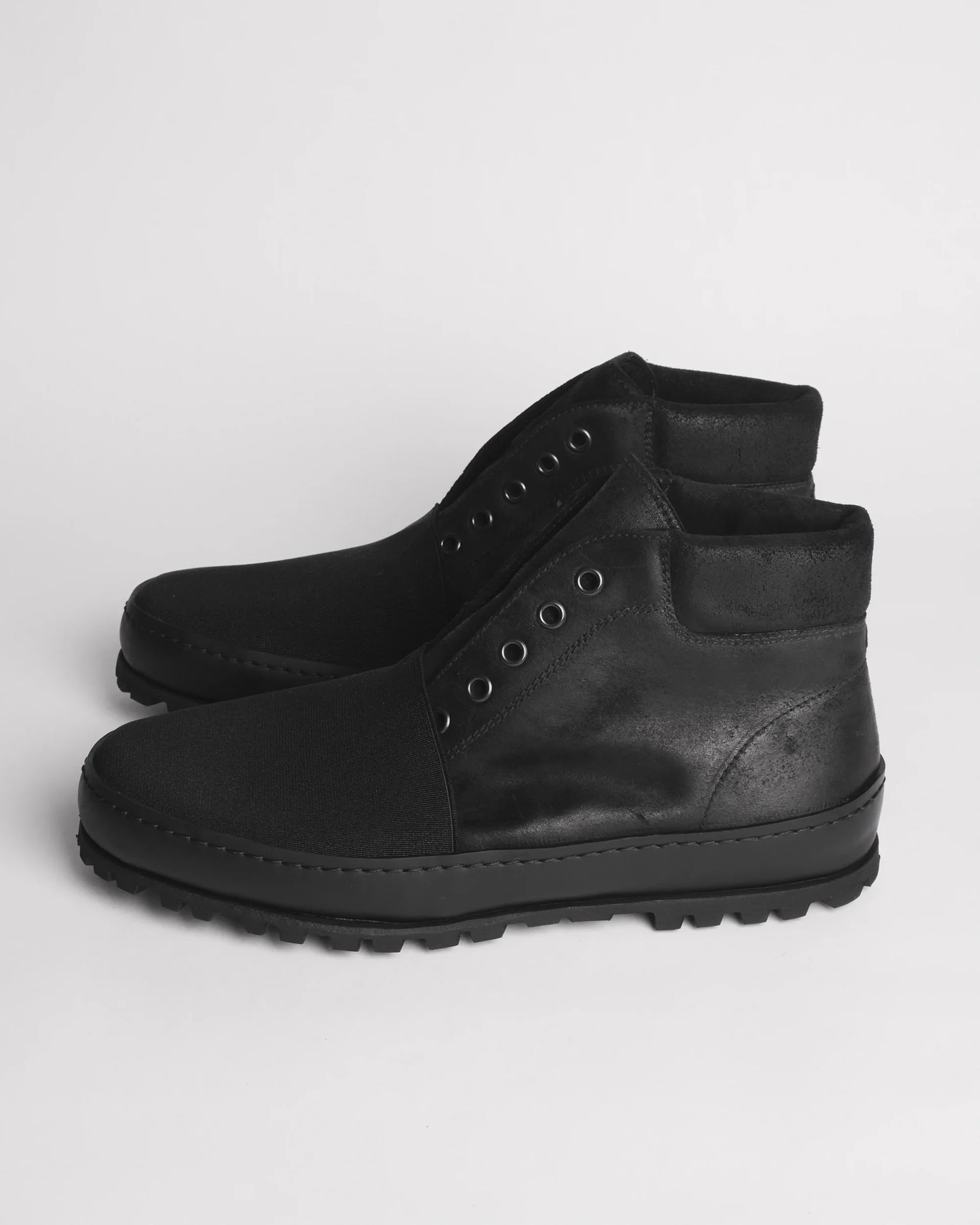 Premiata 010 boots homme daim sans lacets