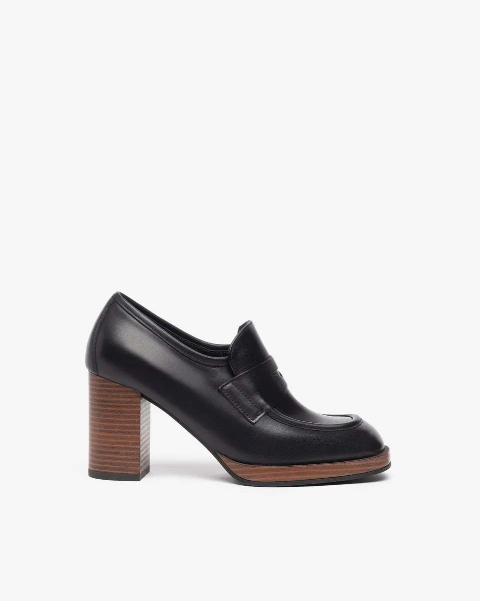 Nero Giardini Loafers mocassins cuir femme hiver