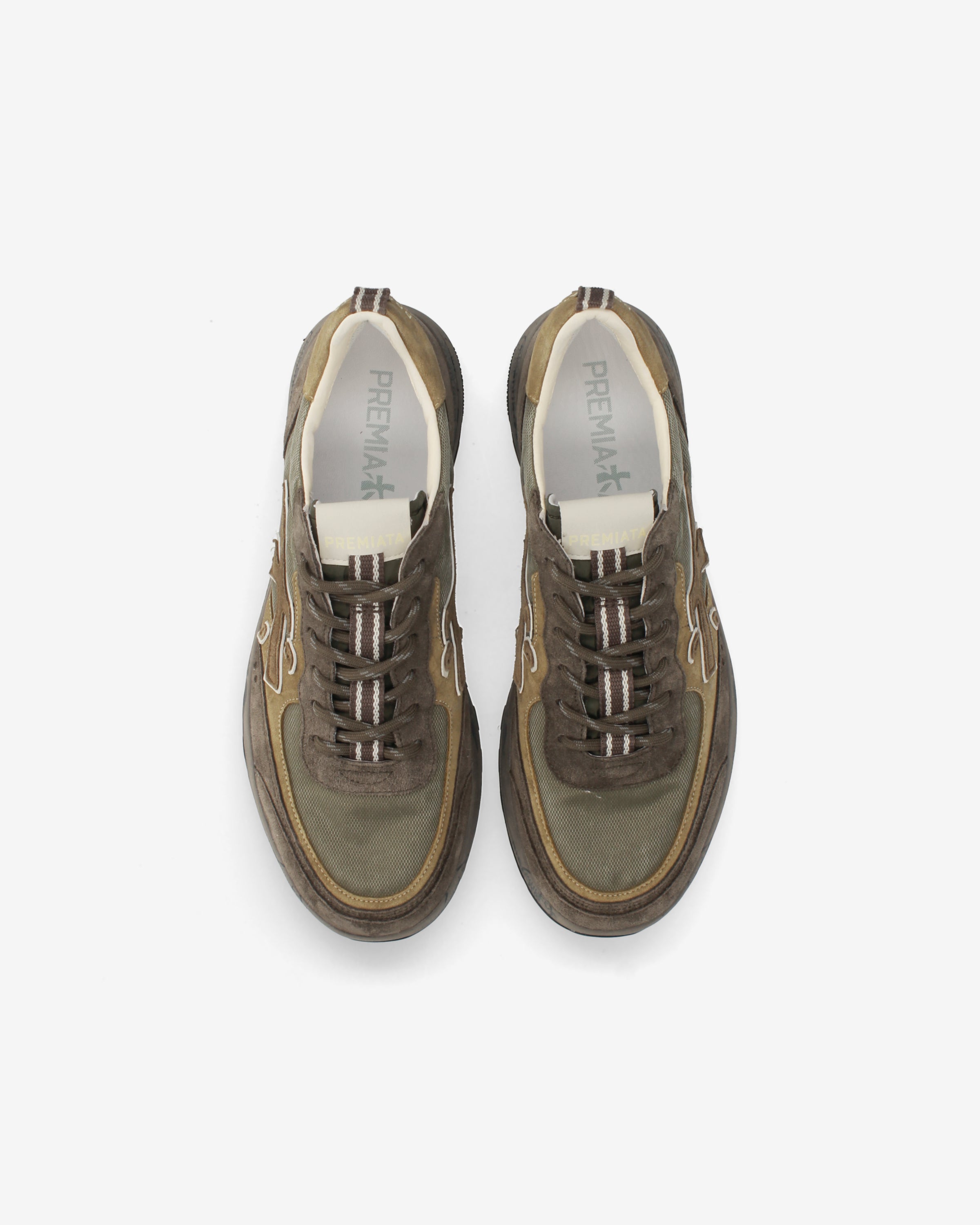 Premiata Nous 8463 sneakers homme olive daim