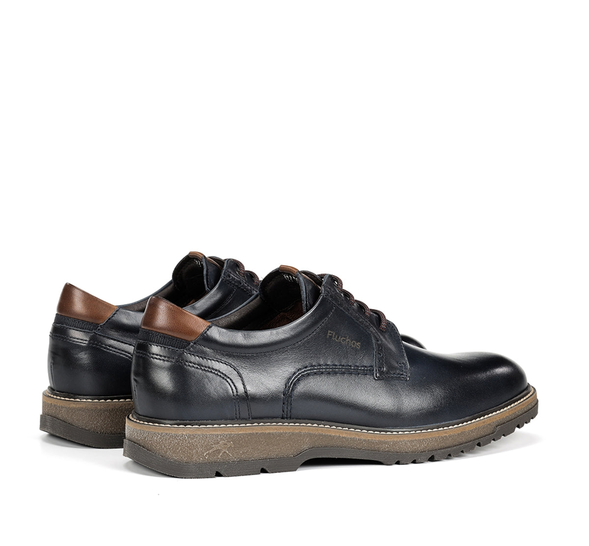 Fluchos Buggy F2319 chaussures bleues homme cuir