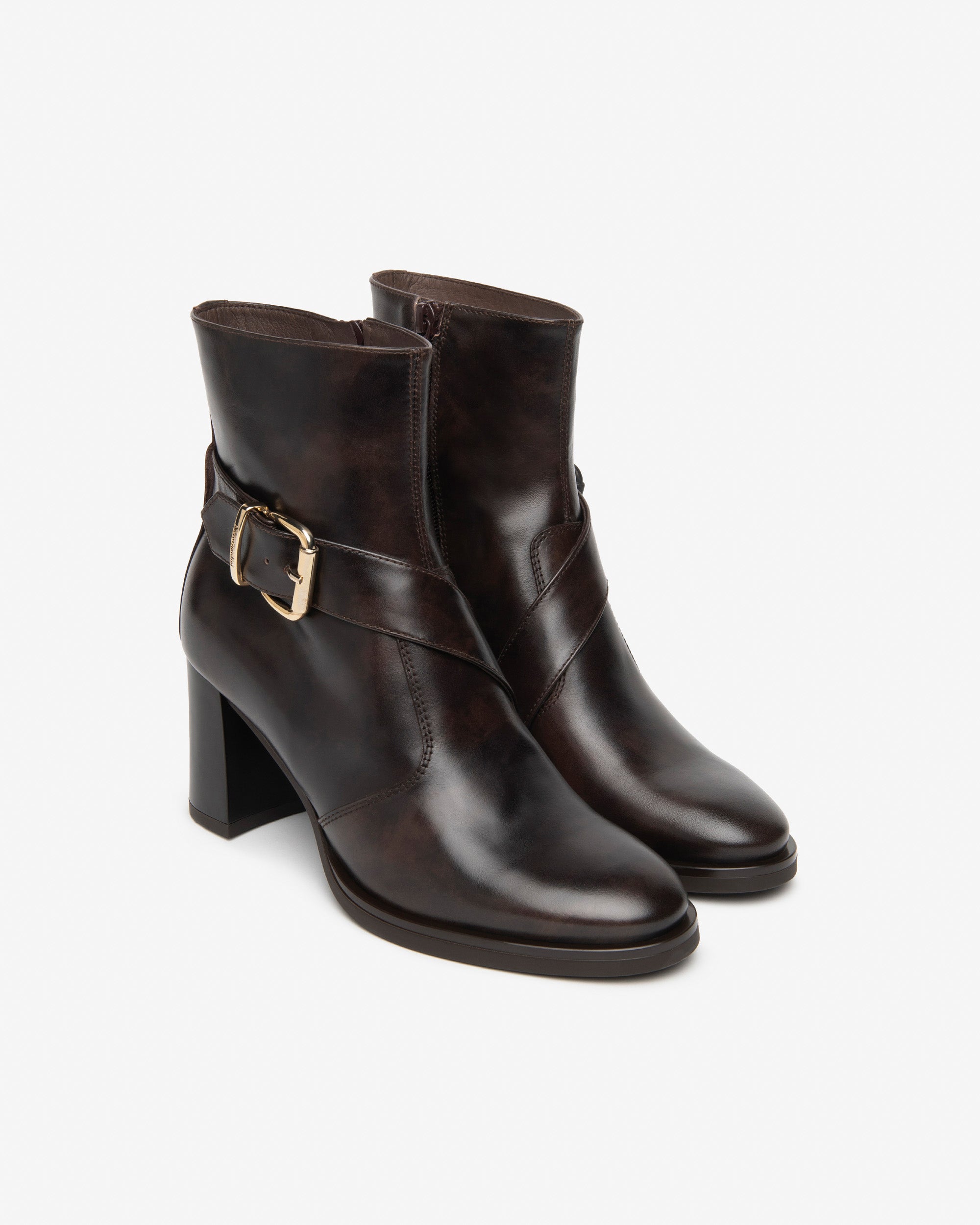 Nero Giardini Bottines Cuir Femme 38 Talon 7,5 cm
