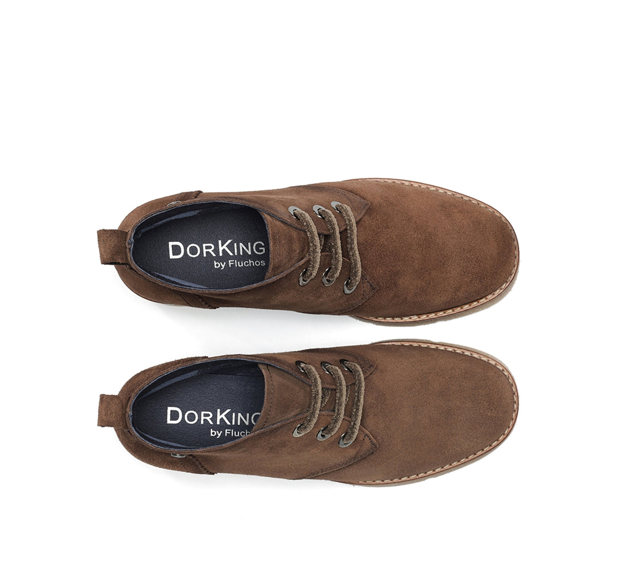 Dorking Lalie D9357 chaussure femme marron compensée