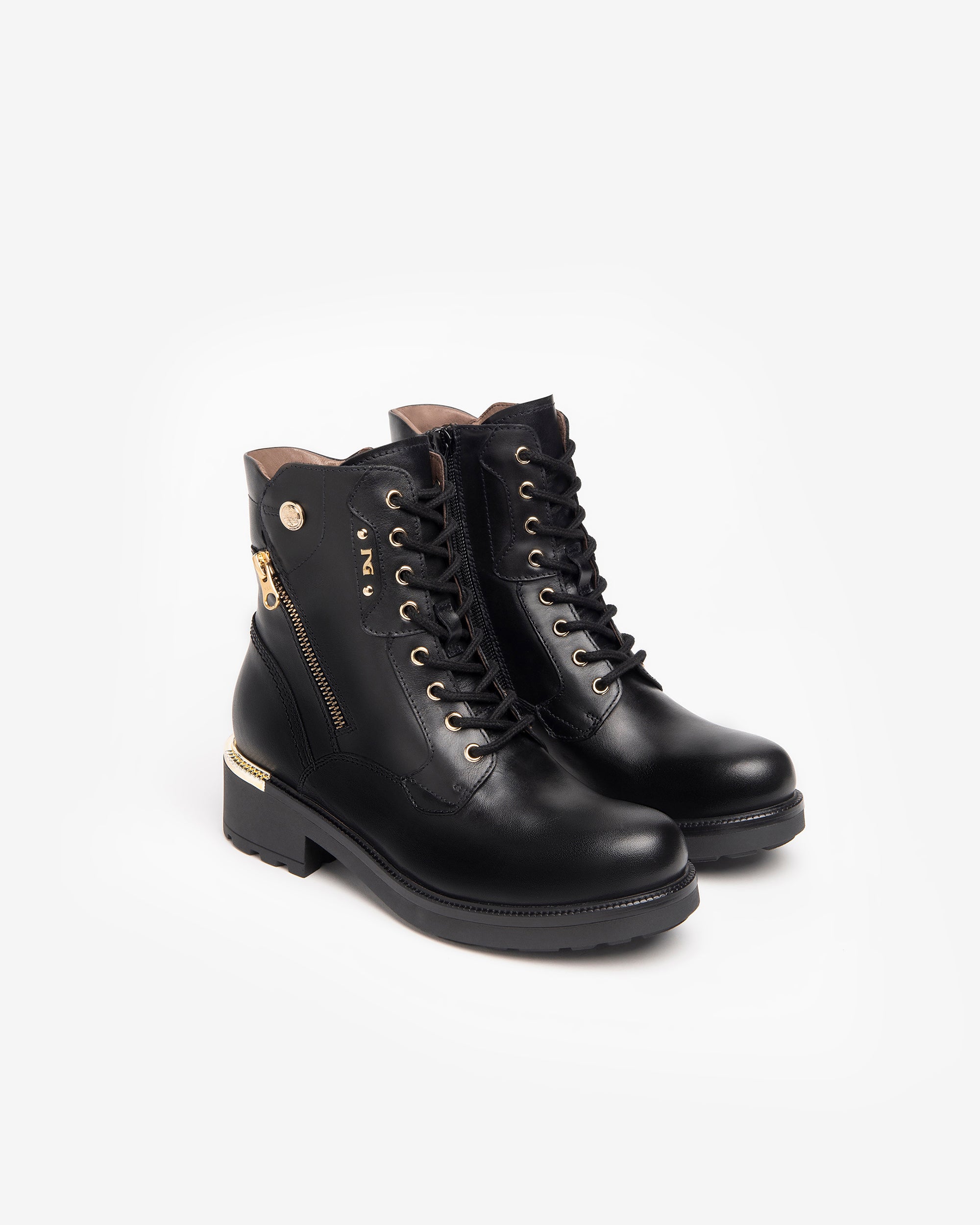 Nero Giardini Combat Boots boots cuir femme