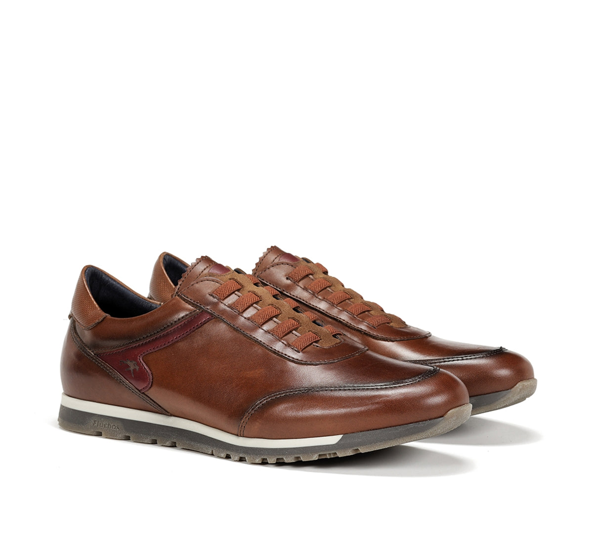 Fluchos Sander F1195 Sneakers Marron Homme Cuir
