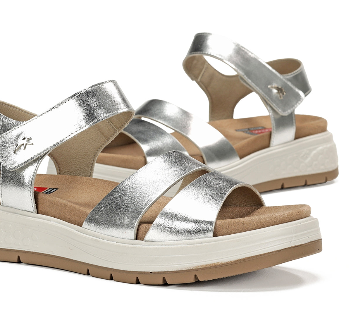 Fluchos Street F2006 sandale femme argent confort