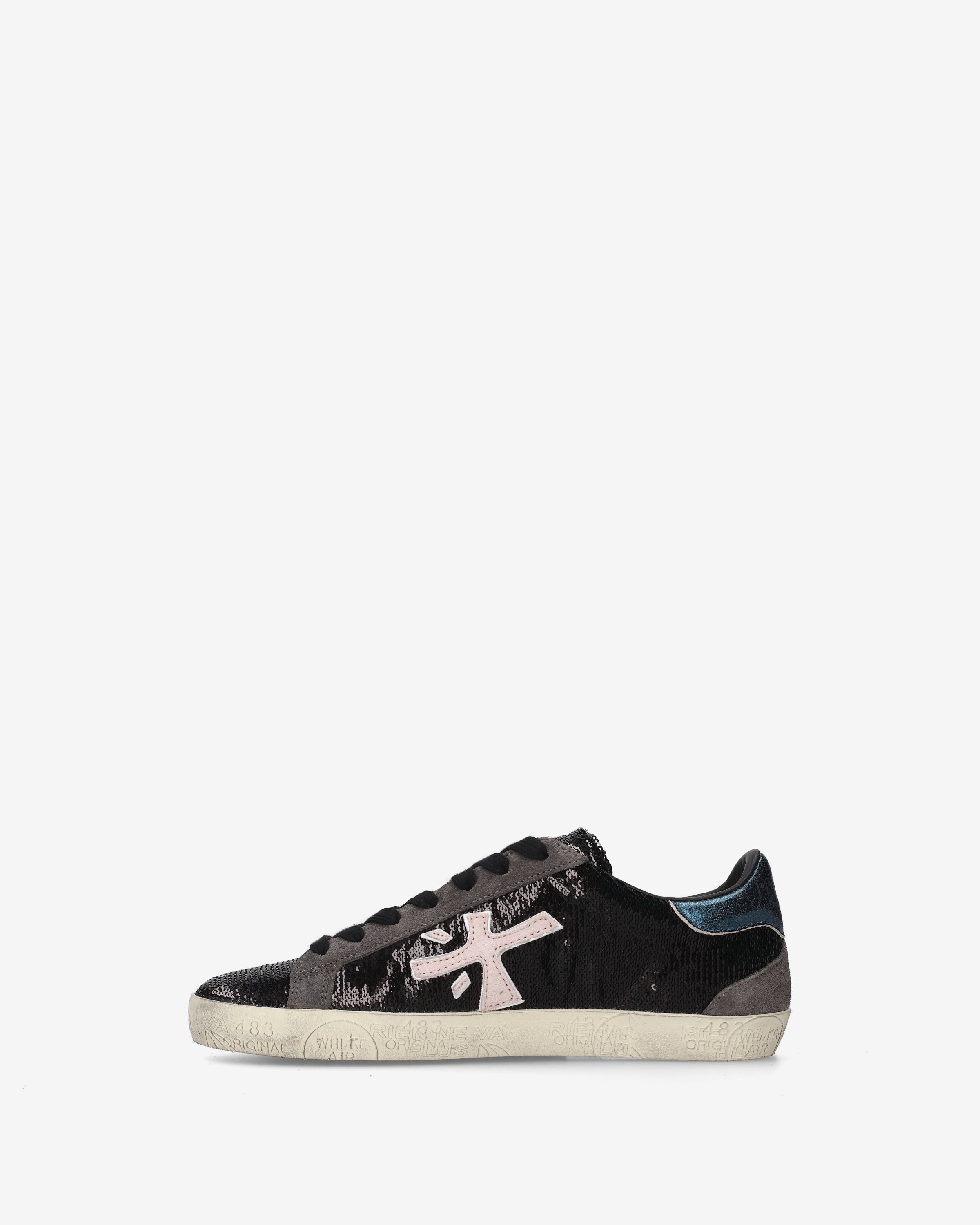 Premiata Stevend 8496 sneakers femme noir sequins
