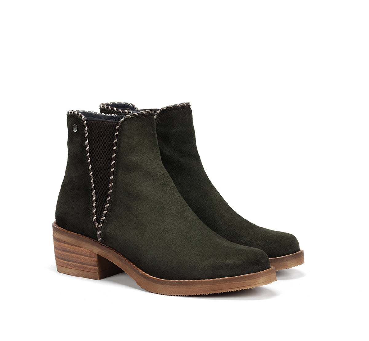 Dorking by Fluchos Layla D9545 bottine verte talon bas