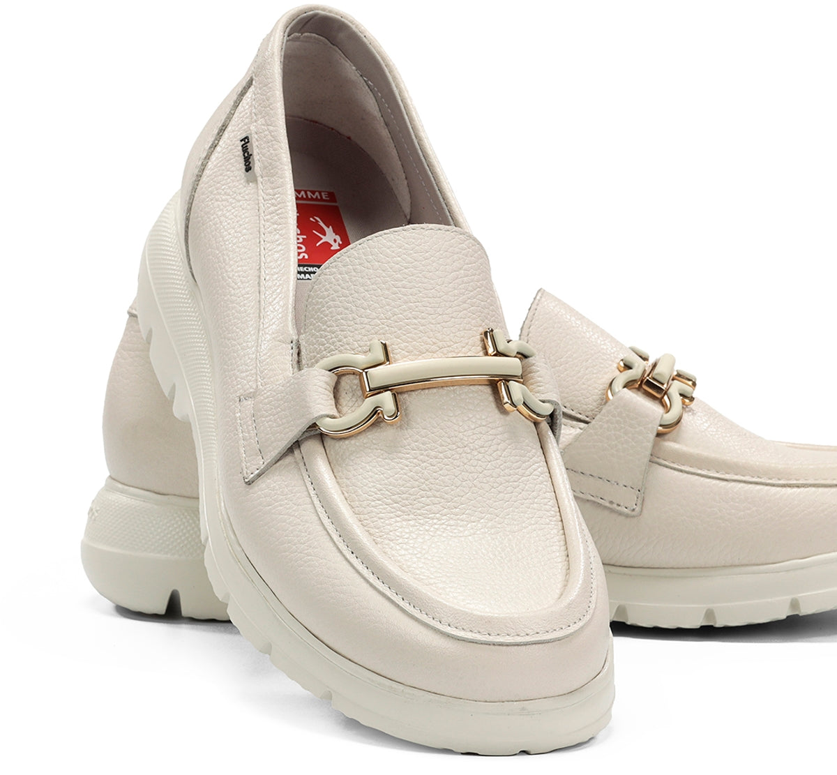 Fluchos Gladis F1936 mocassin taupe femme