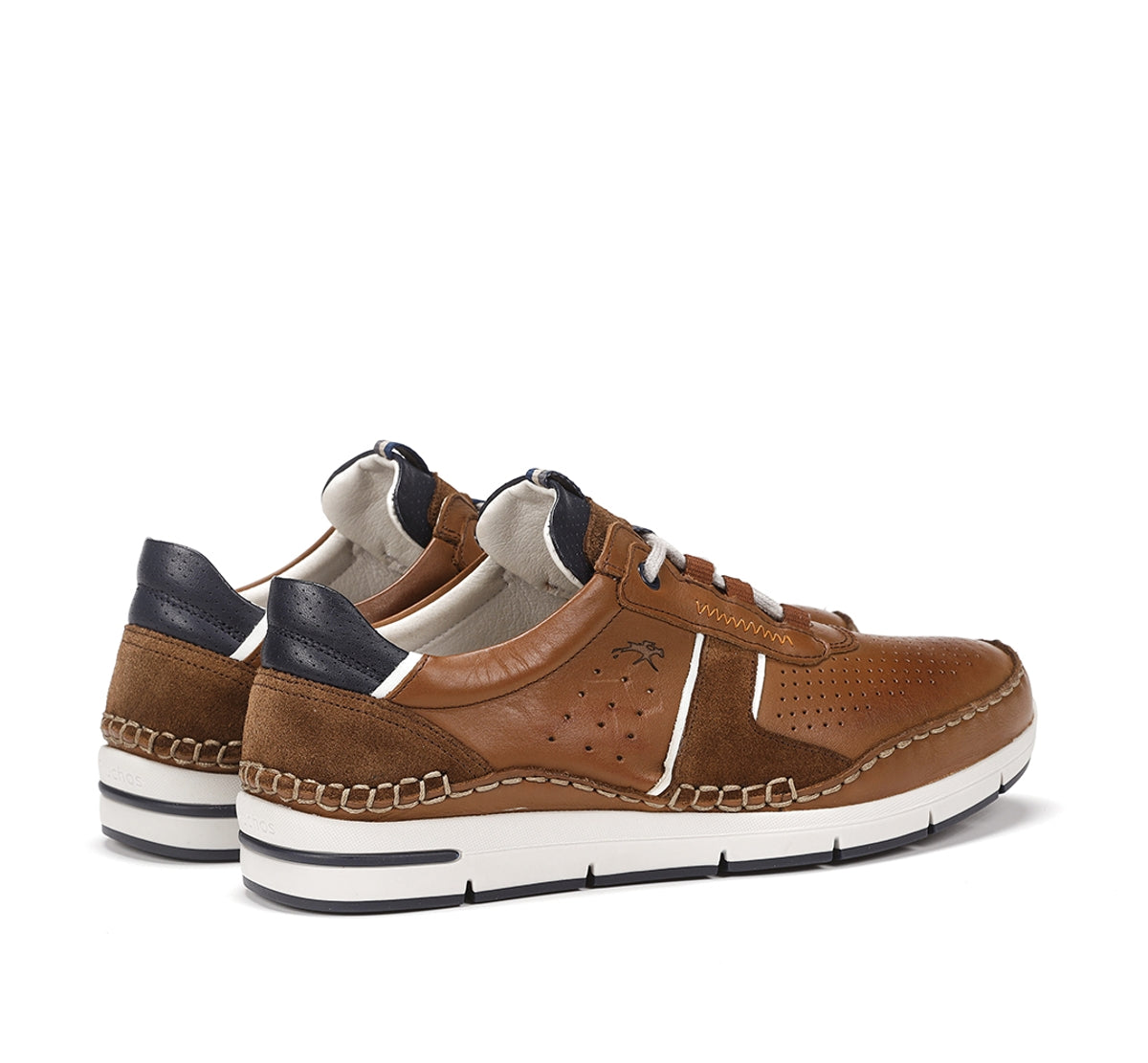 Fluchos Yannic F1442 basket homme marron à lacets