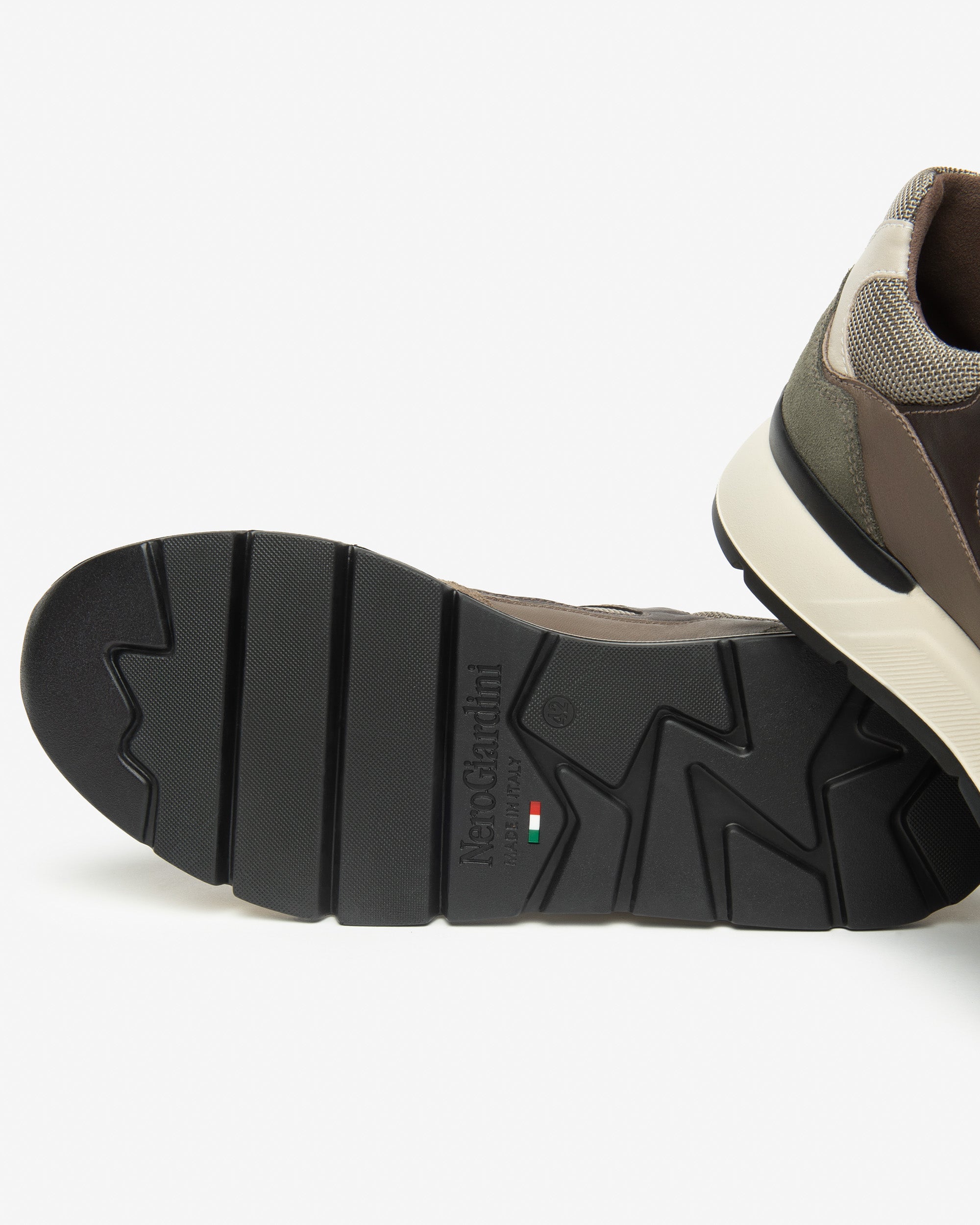 Nero Giardini Sneakers homme suède cuir toile