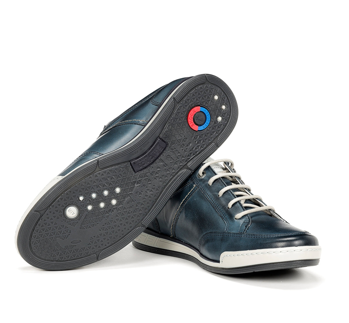 Fluchos Etna F0148 chaussure homme bleue cuir