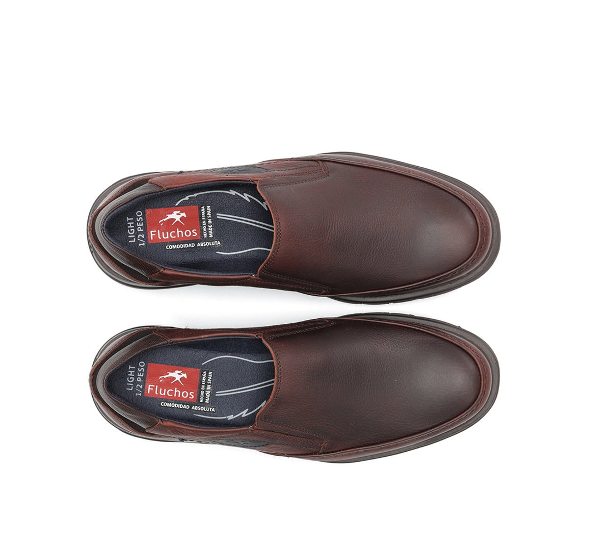 Fluchos Celtic F0249 slip on marron homme cuir