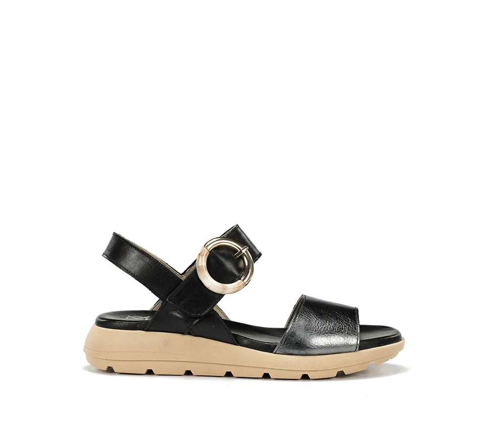 Dorking by Fluchos Gandia D9523 sandale femme noire