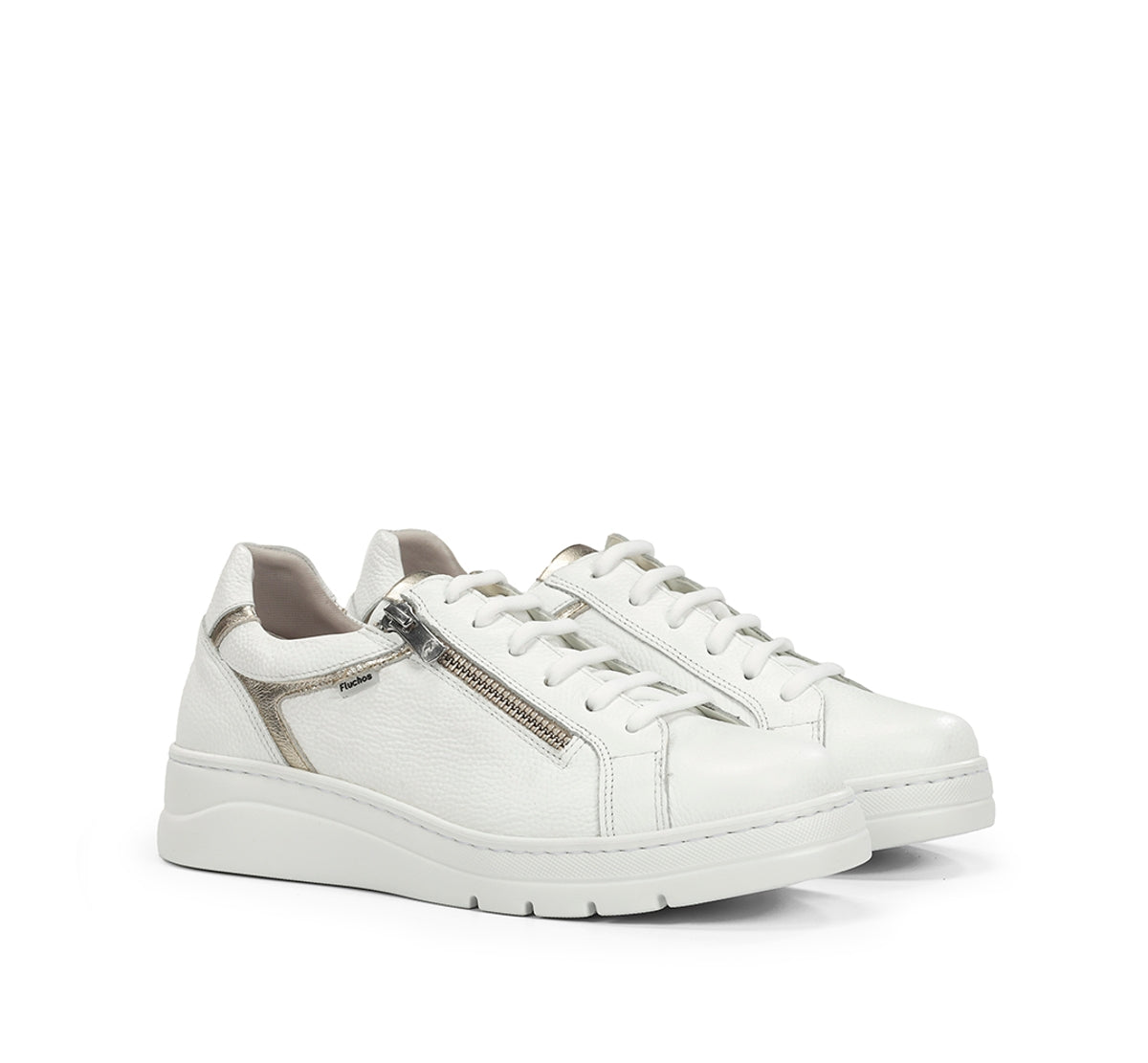 Fluchos Pompas F2204 baskets femme blanc légères