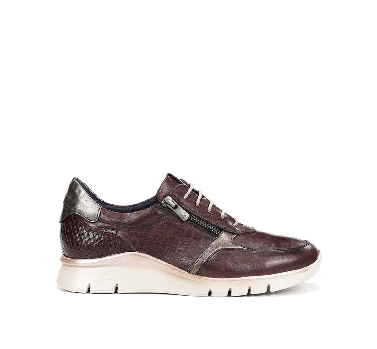 Fluchos Union F2070 baskets bordeaux femme confort