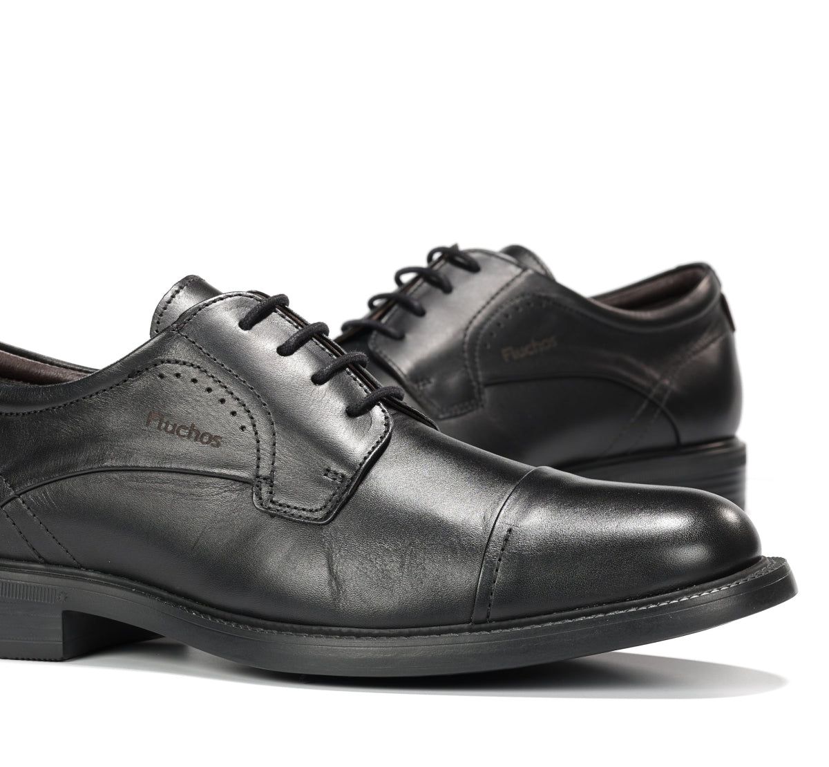 Fluchos Adrien F2494 chaussures homme noir cuir souple