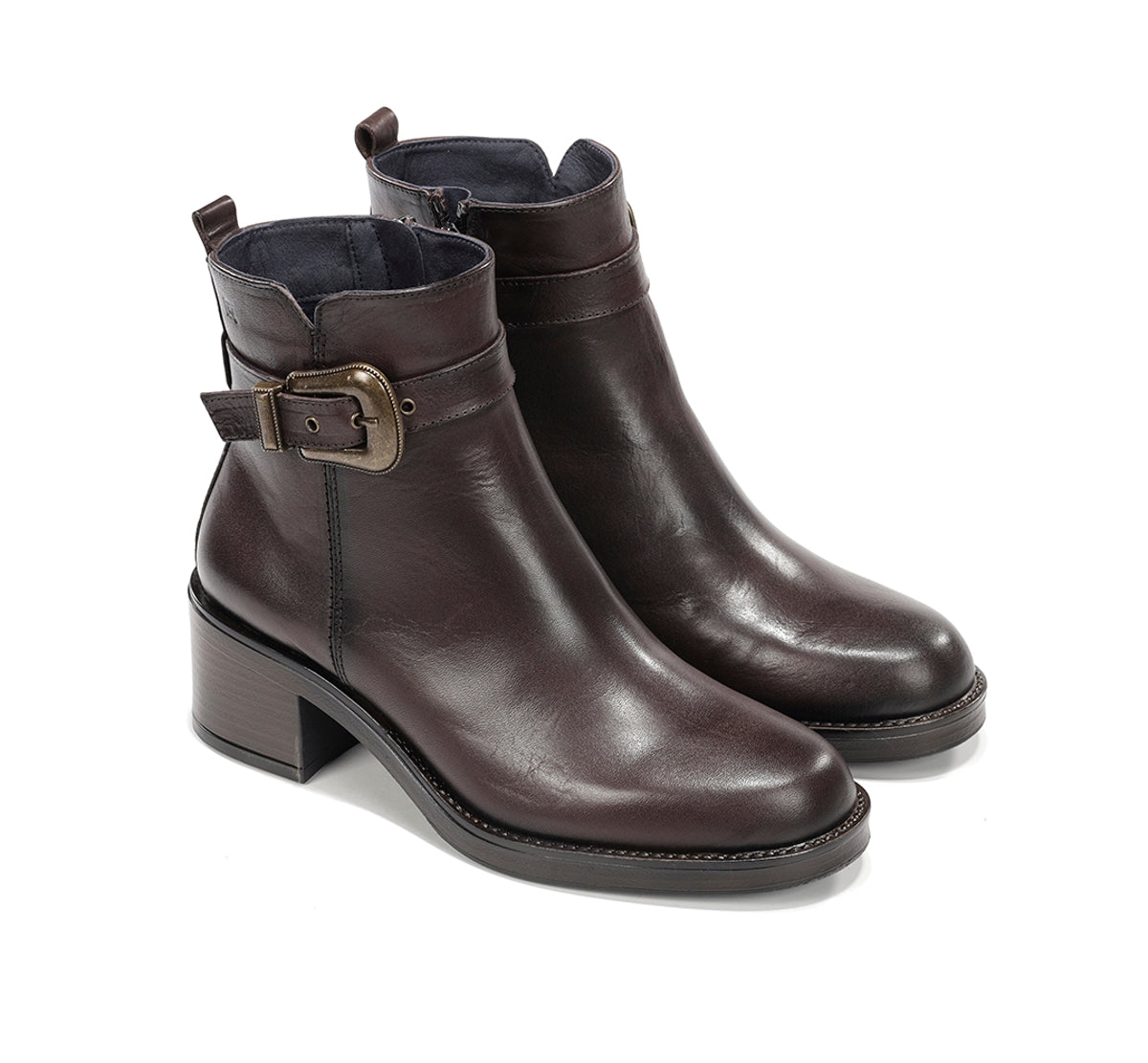 Dorking by Fluchos Linet D9801 bottine marron cuir femme