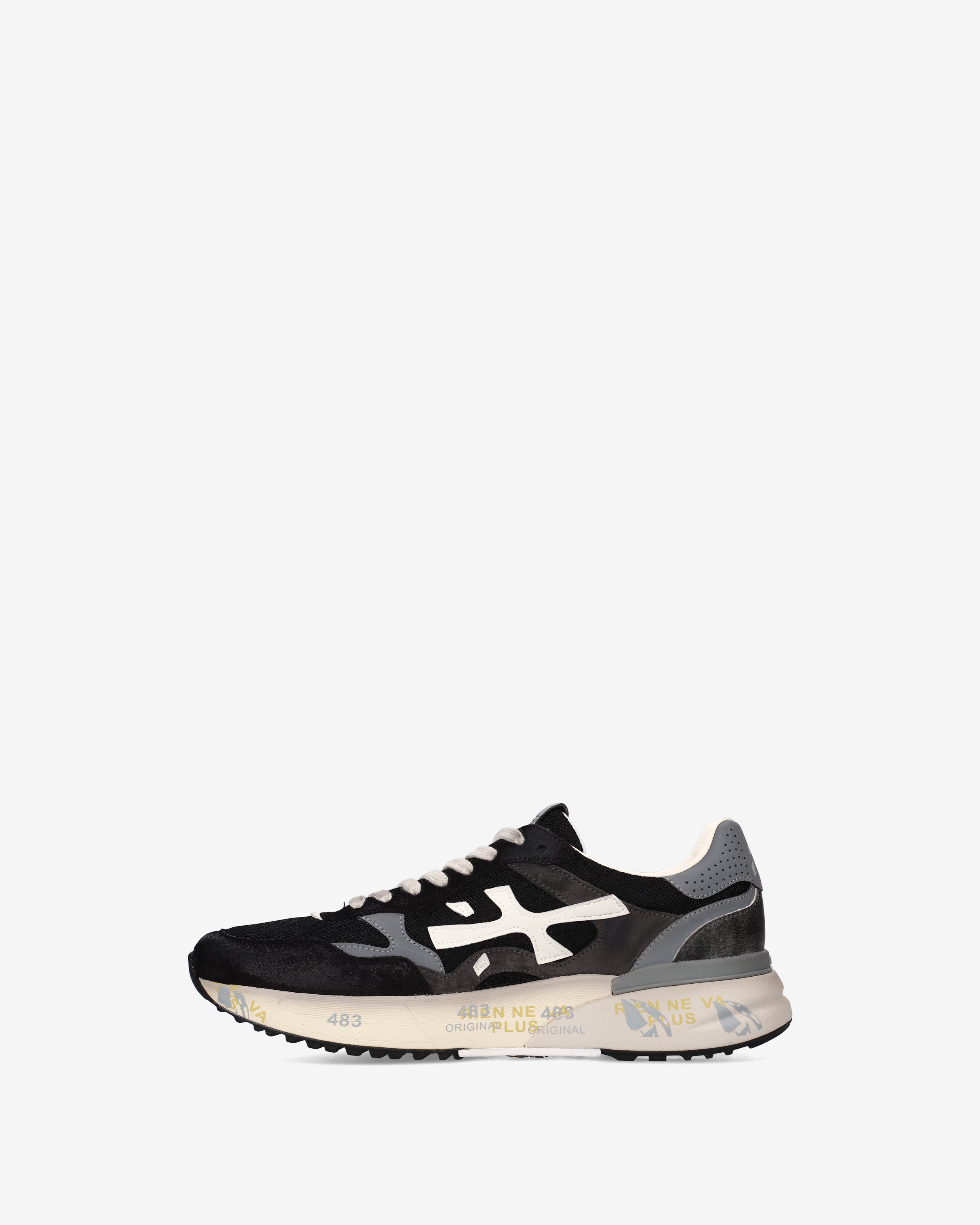 Premiata Mick 0.1 8119 baskets noir daim homme