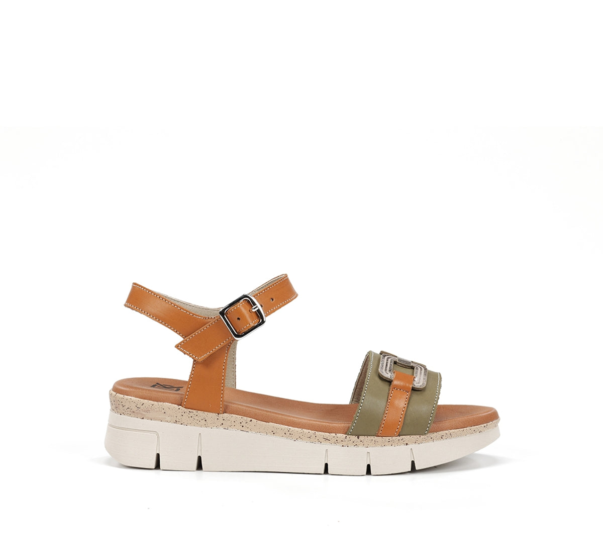 Dorking Klau D9484 sandale femme verte légère