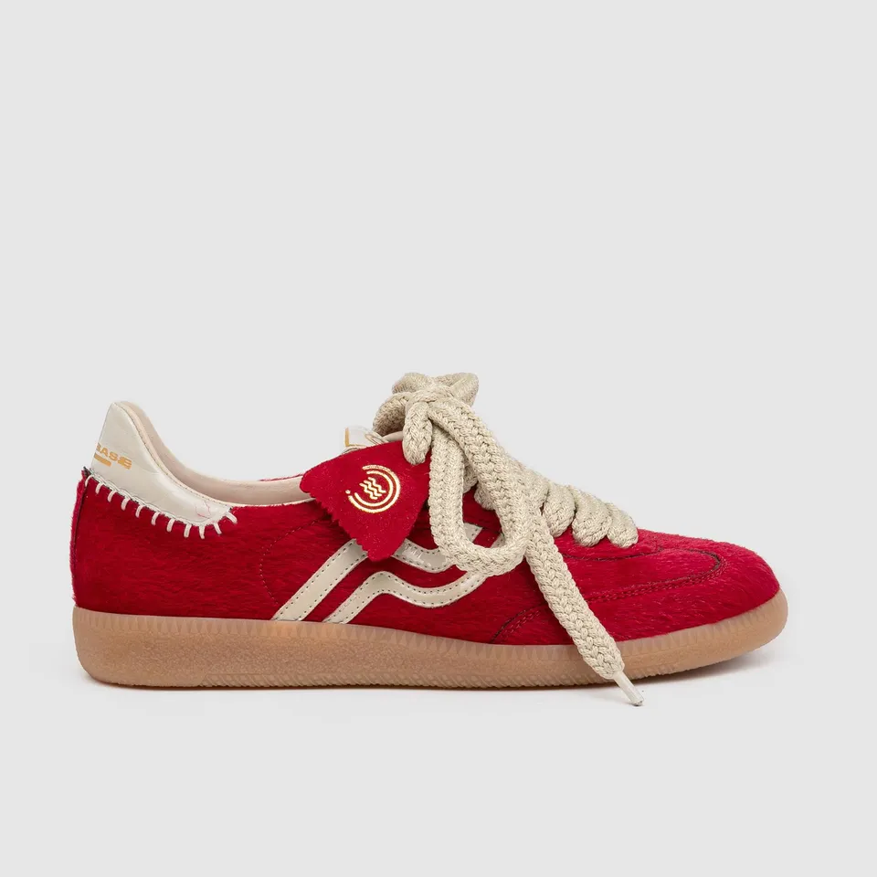 Primabase Polo Baskets Cuir Bleu Homme
