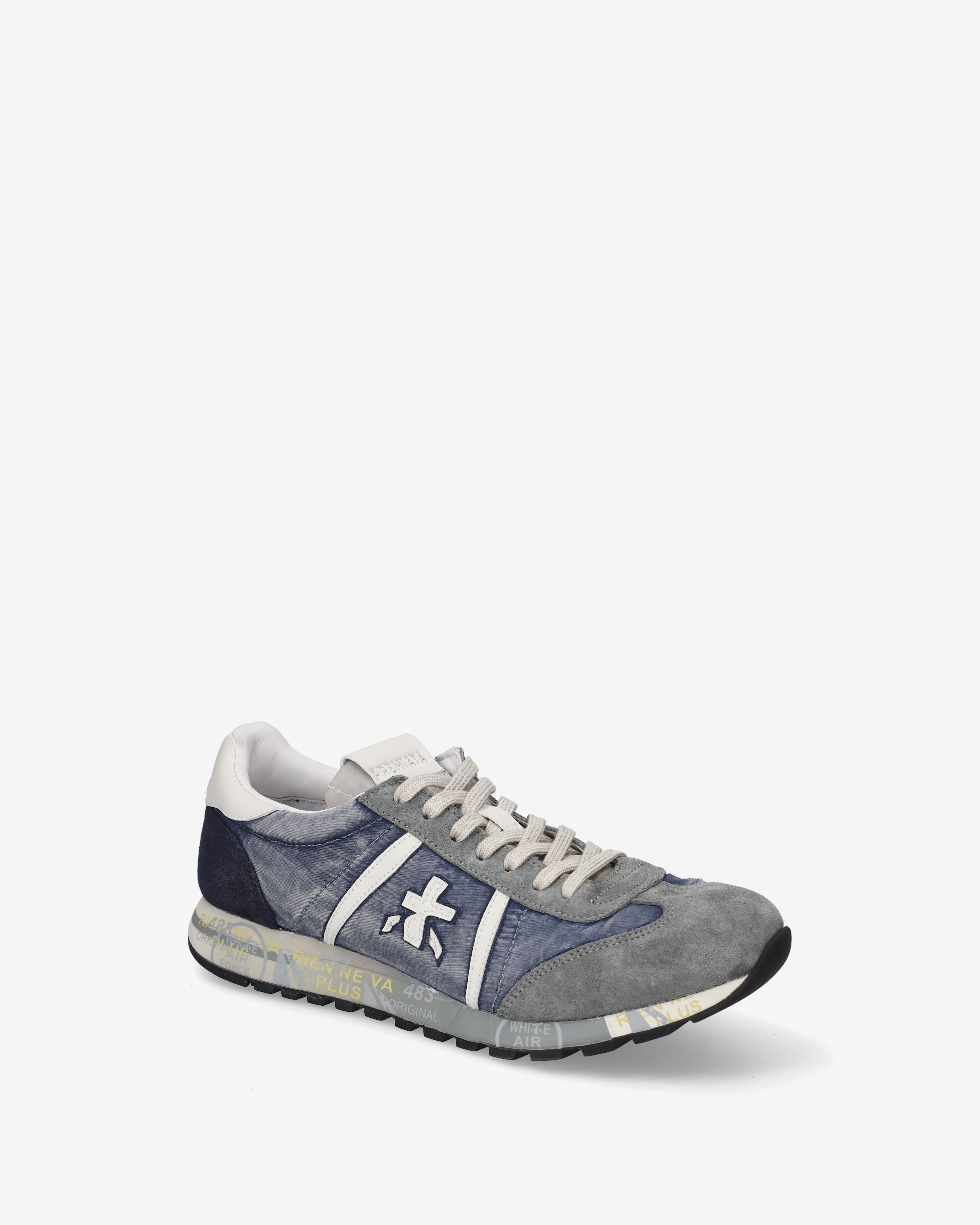 Premiata Lucy 8403 Sneakers Pointure 34 Daim Denim Bleu
