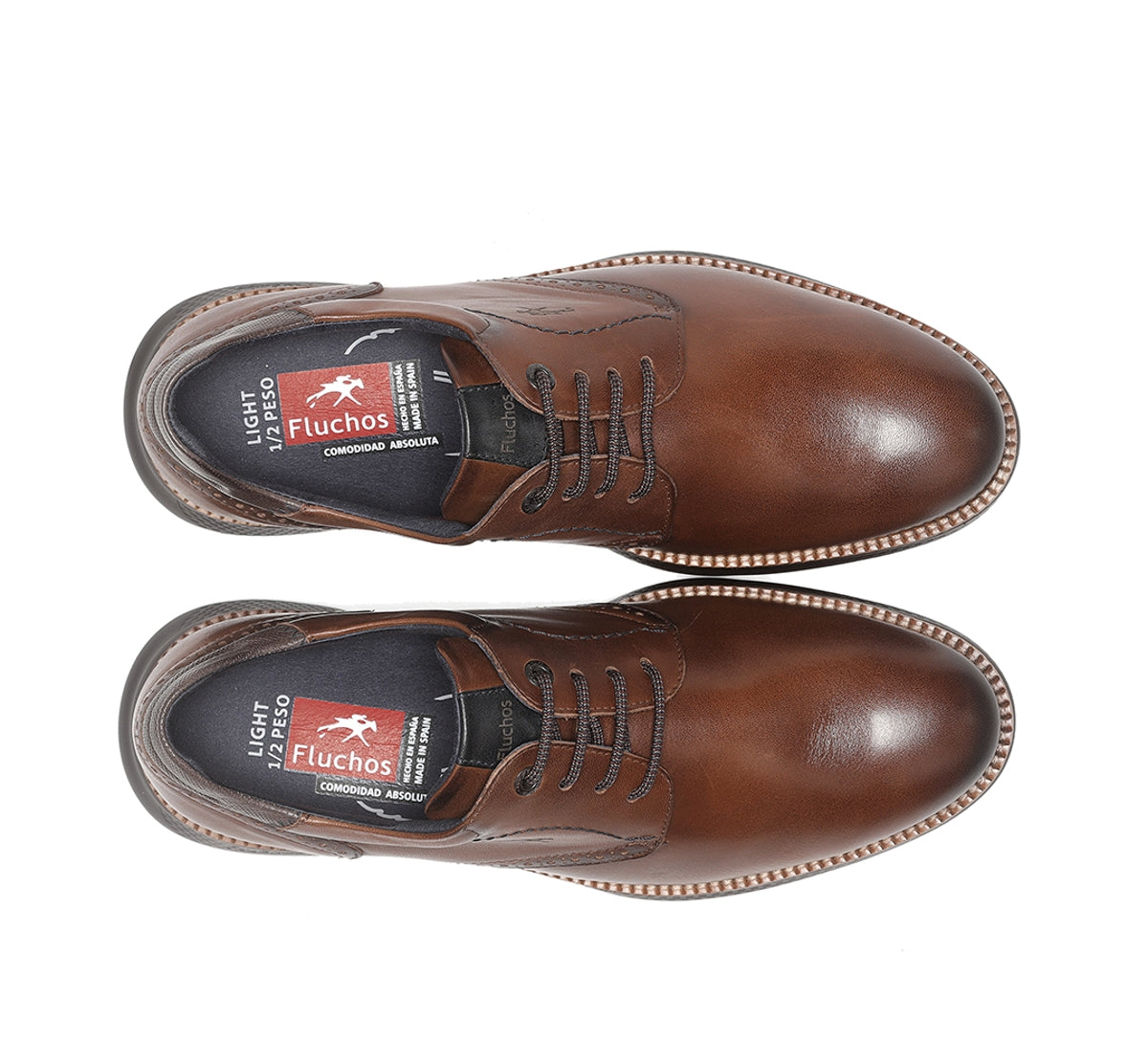 Fluchos Zapatos William F1351 derbies marron cuir