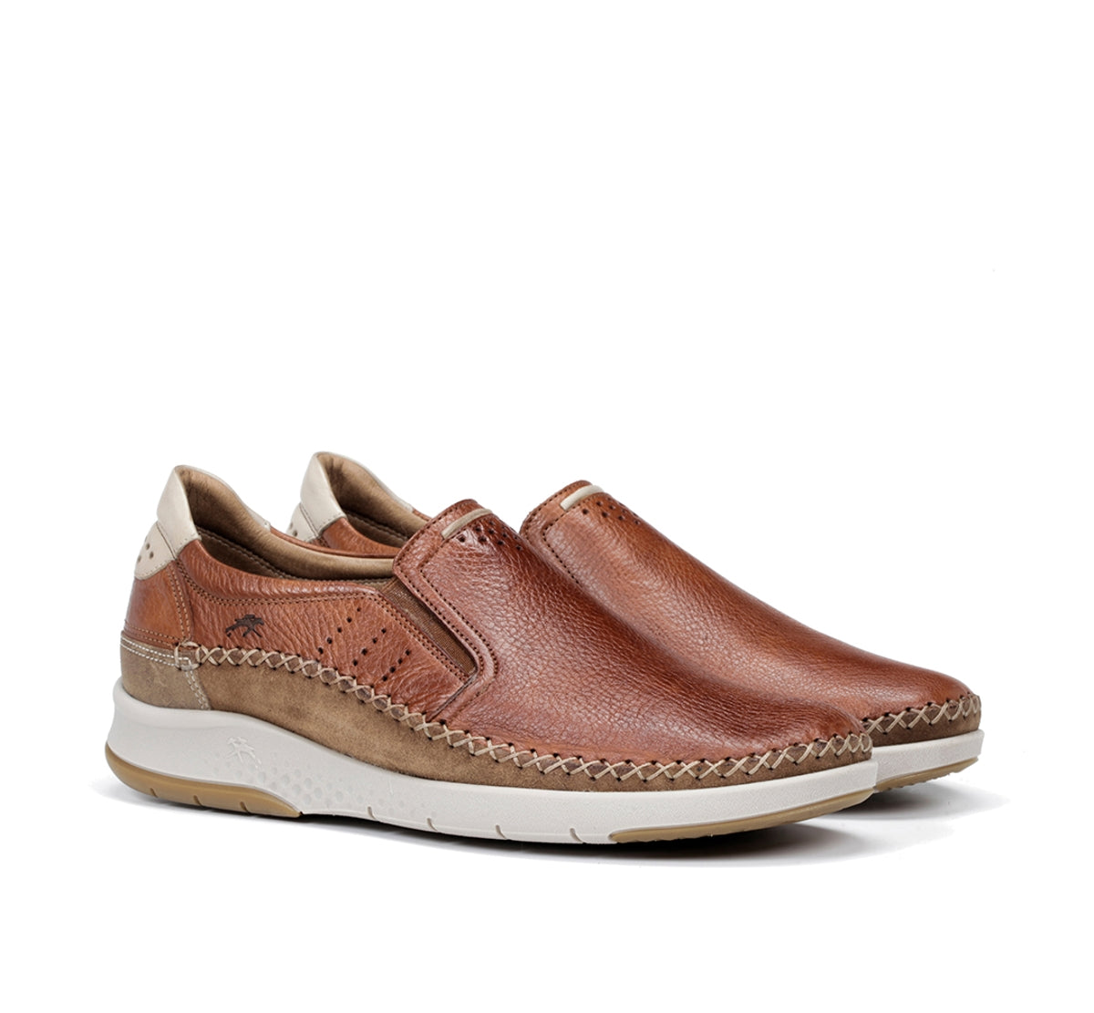 Fluchos Maui F0794 slip-on homme marron cuir casual