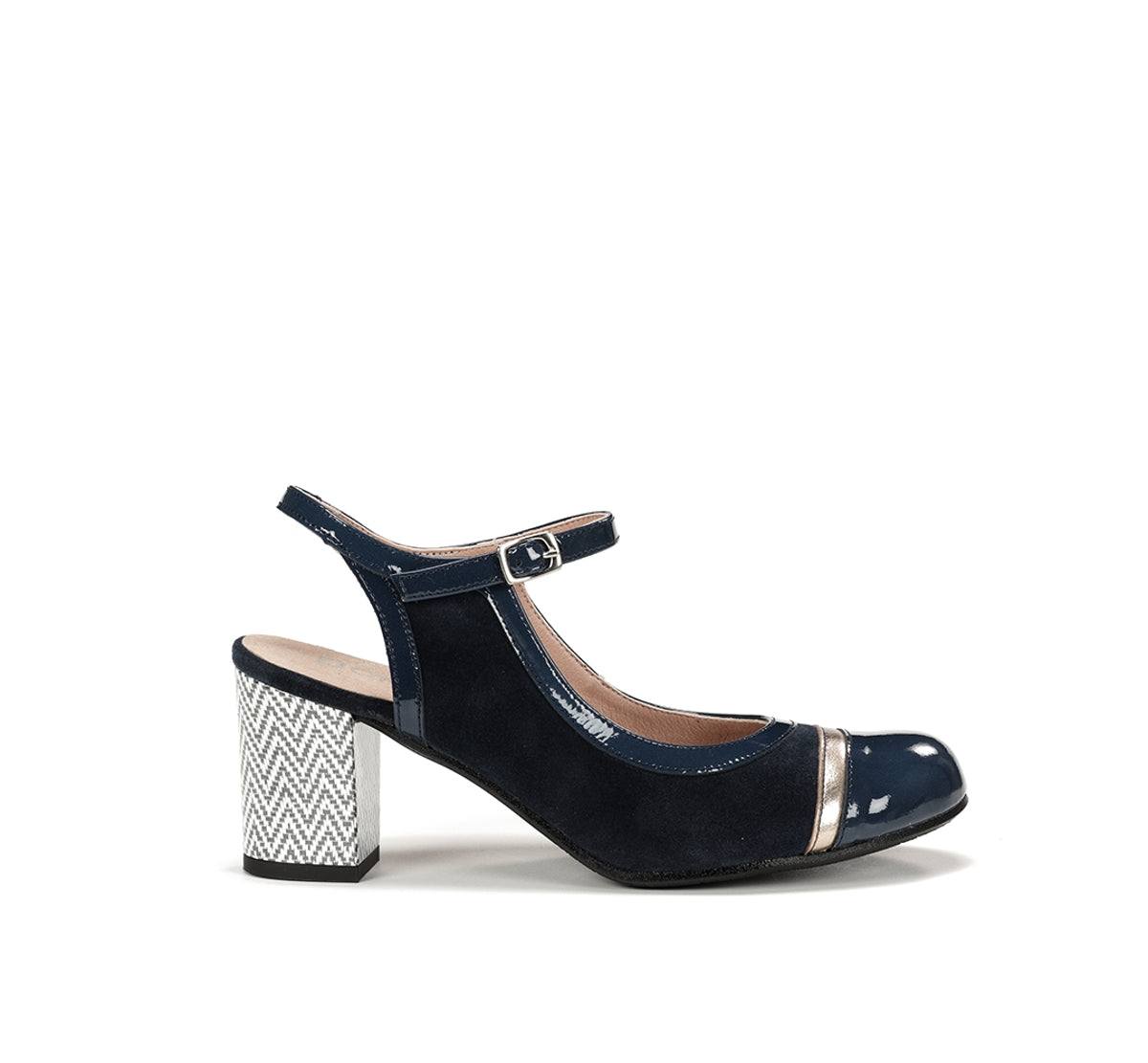 Dorking by Fluchos Rodin D9093 escarpins bleu talon