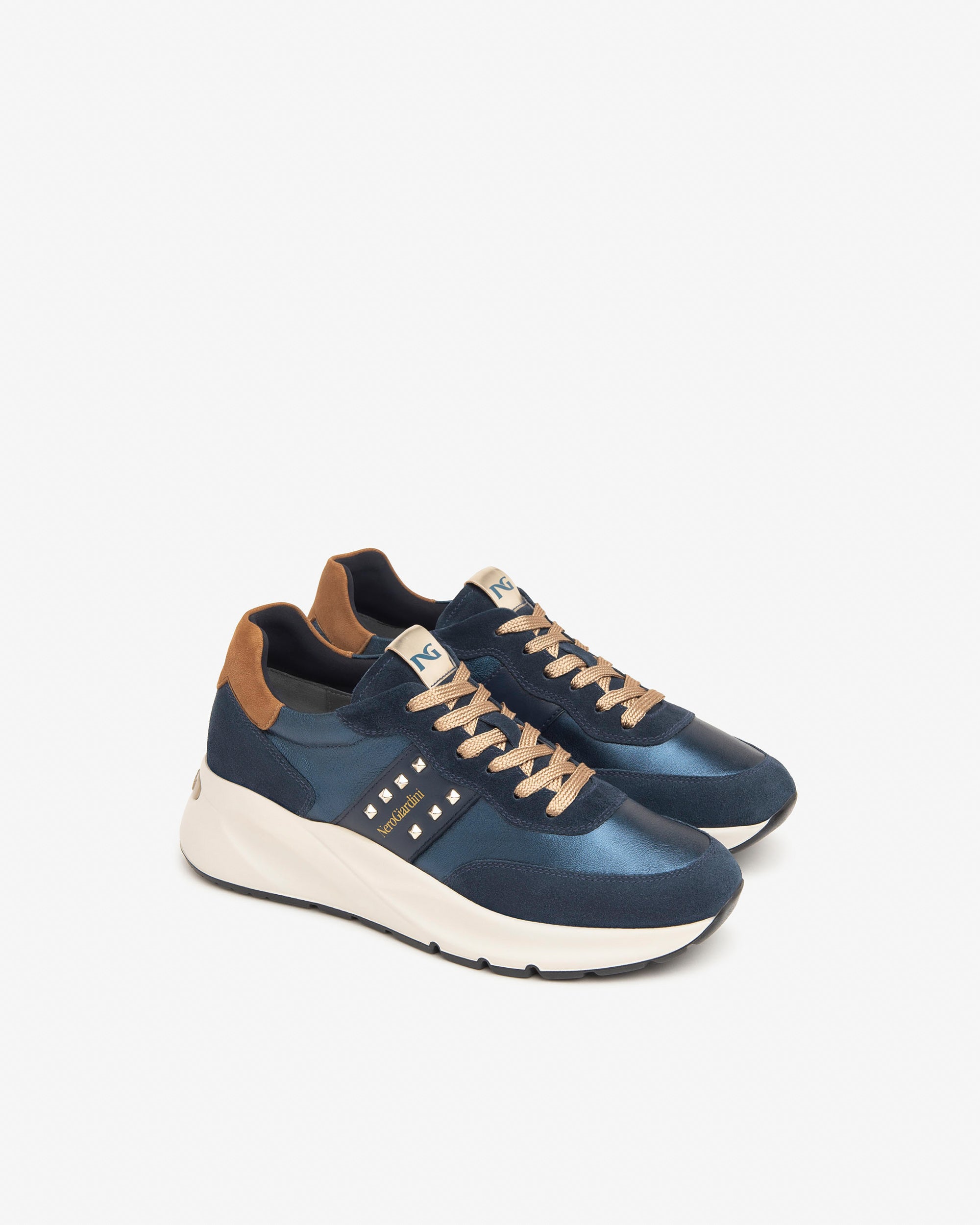Nero Giardini Sneakers baskets daim cuir femme 38