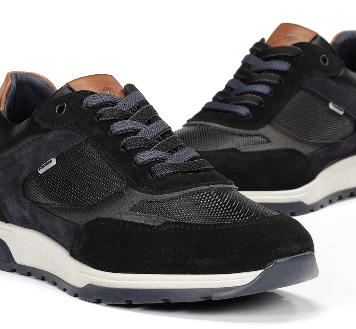 Fluchos Deportivos Louis F1959 Baskets Noir Cuir