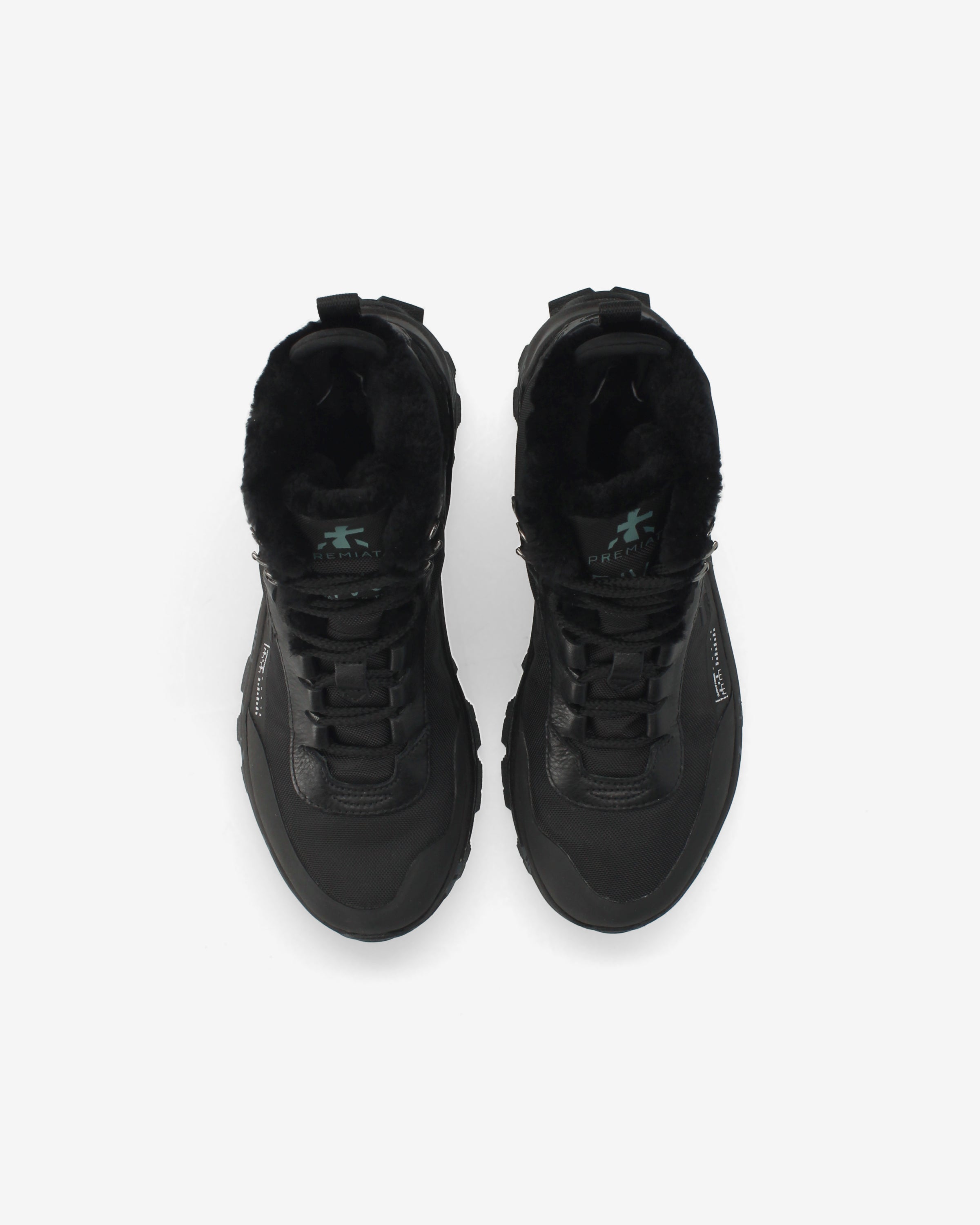 Premiata Trivor 509M Sneakers Noires Fourrure Vibram