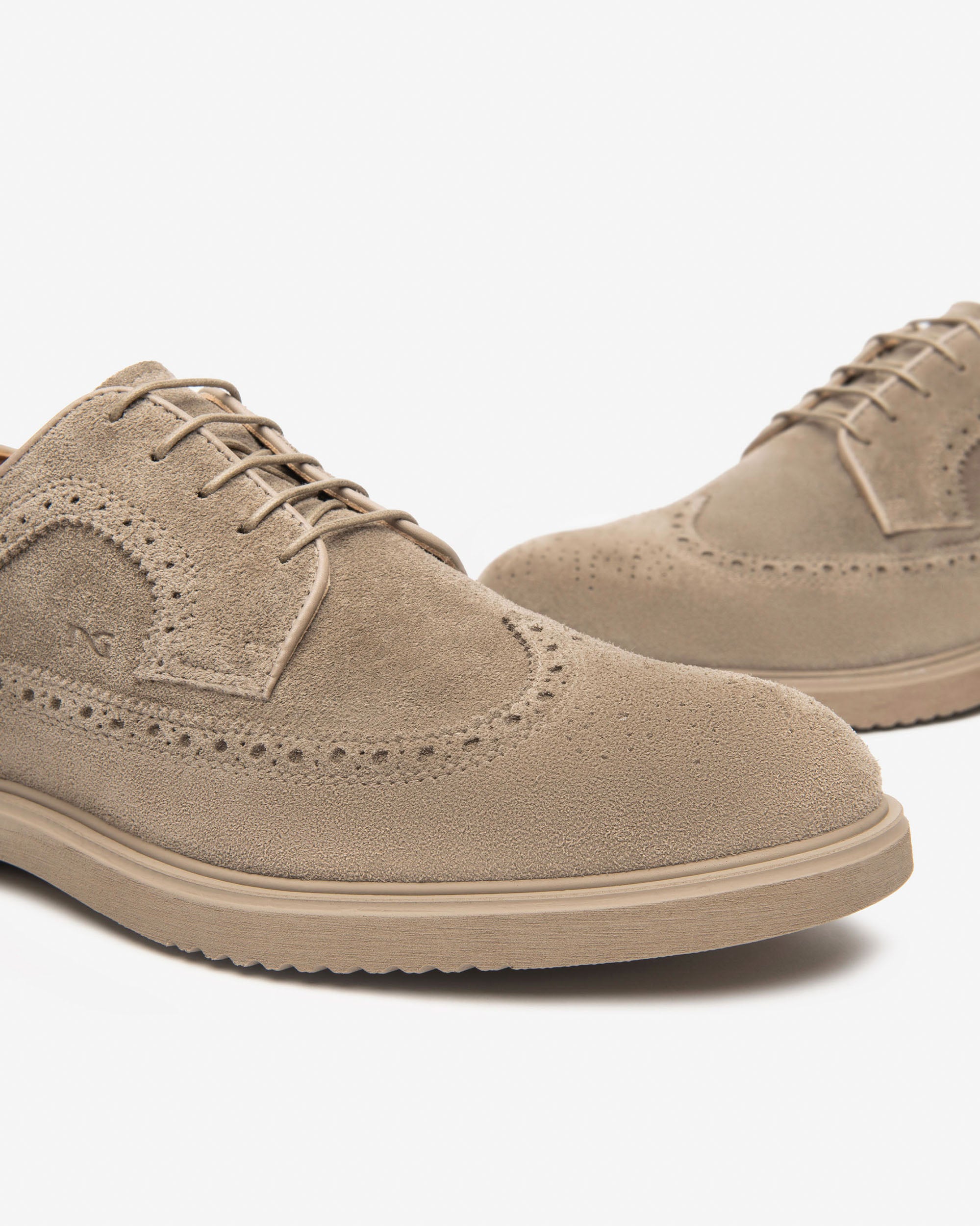 Nero Giardini Derby chaussures daim homme lacets
