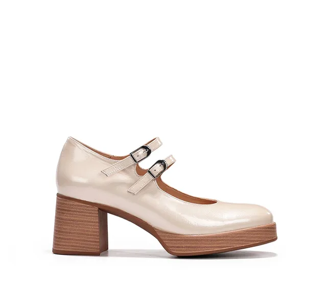 Dorking by Fluchos Cristel D9659 chaussure femme taupe plateforme