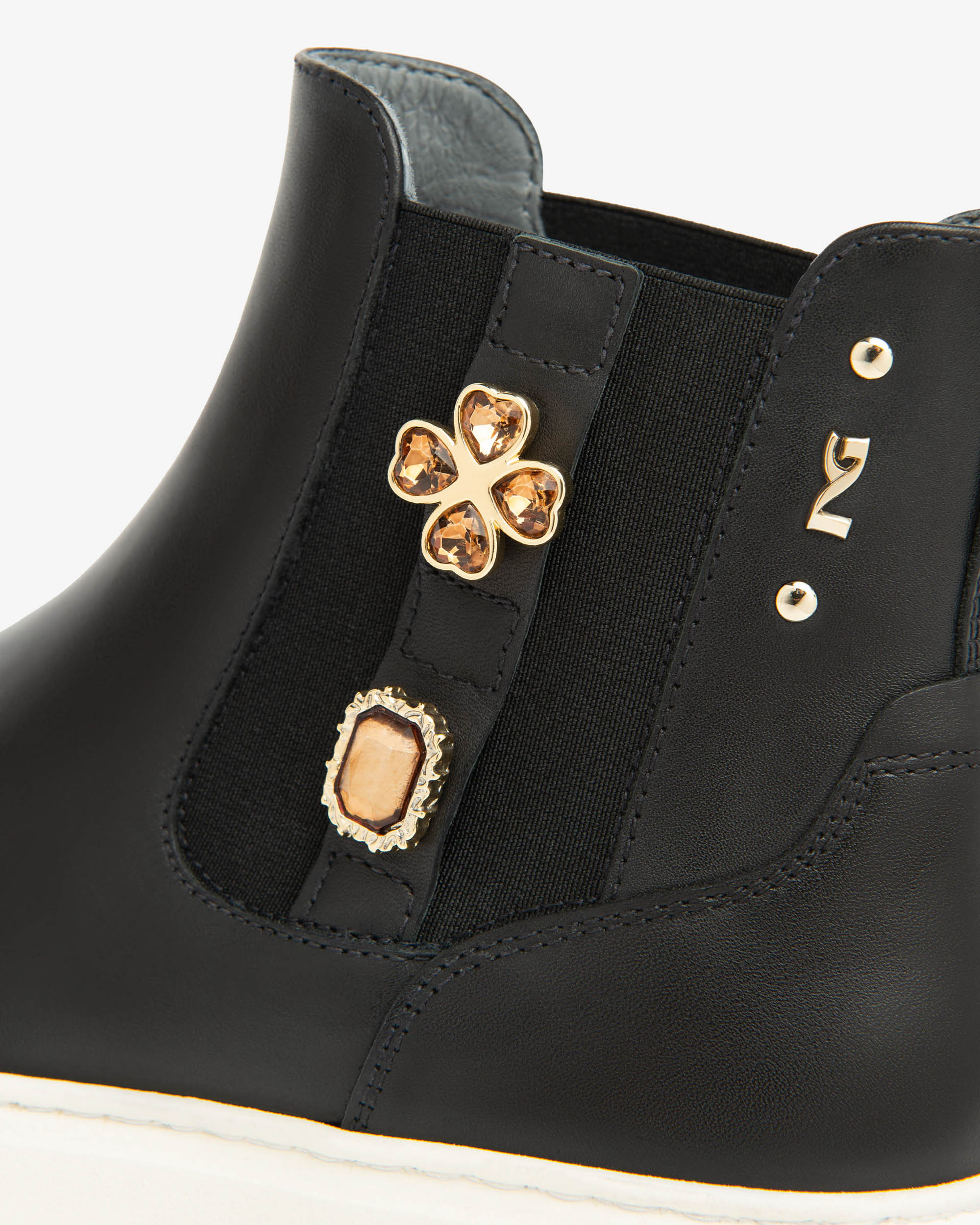 Nero Giardini Chelsea Boots bottines cuir femme 38