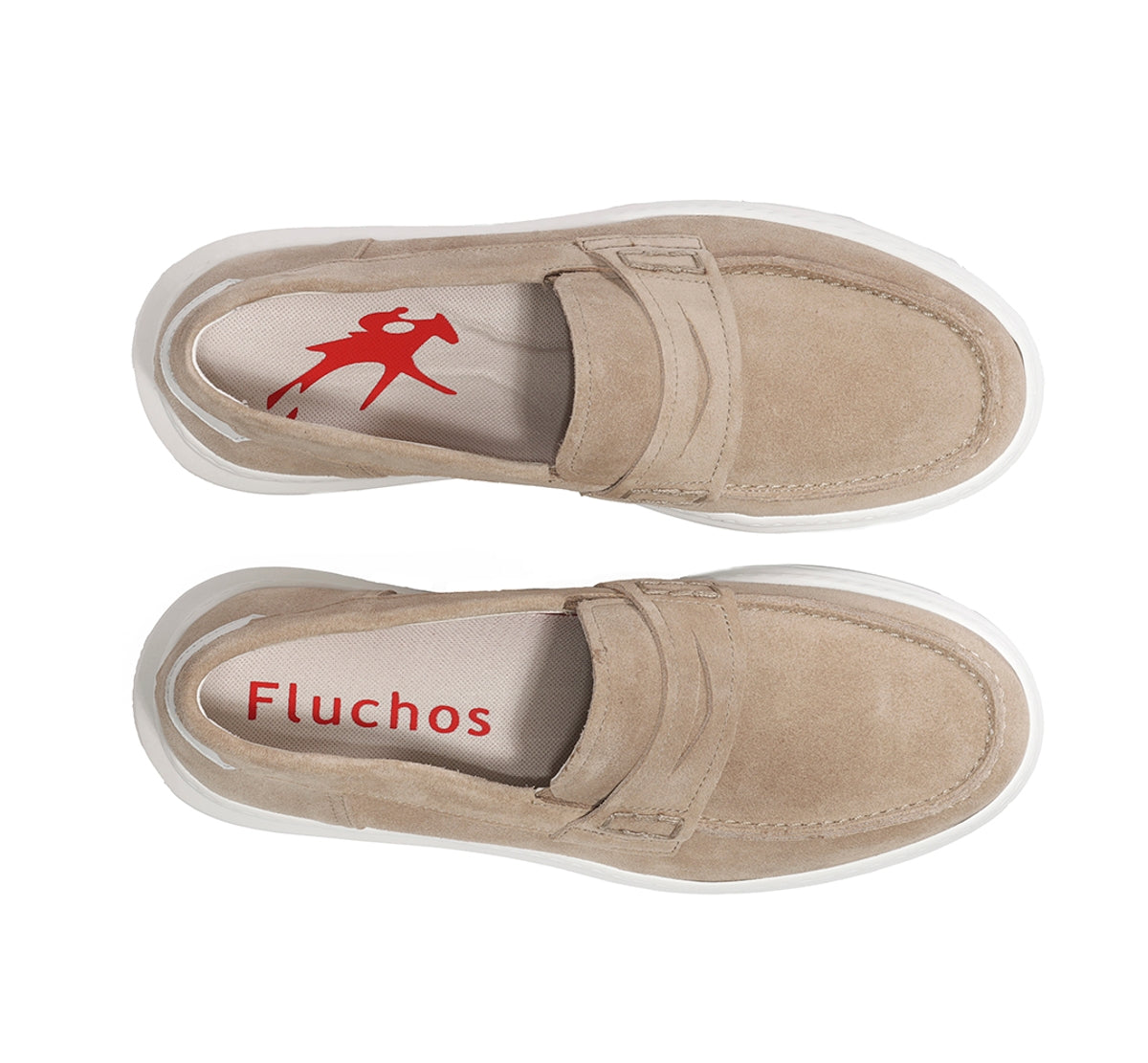 Fluchos Boston F2224 mocassin homme taupe léger