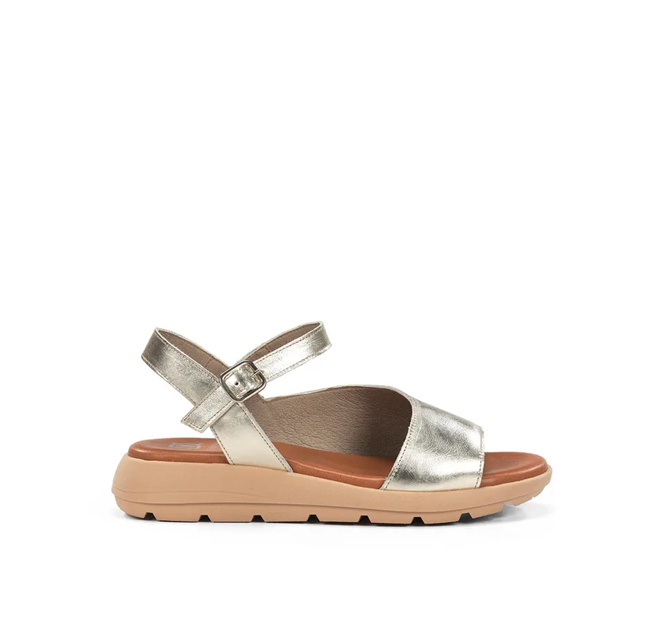 Dorking Gandia D9463 sandales doré femme boucle