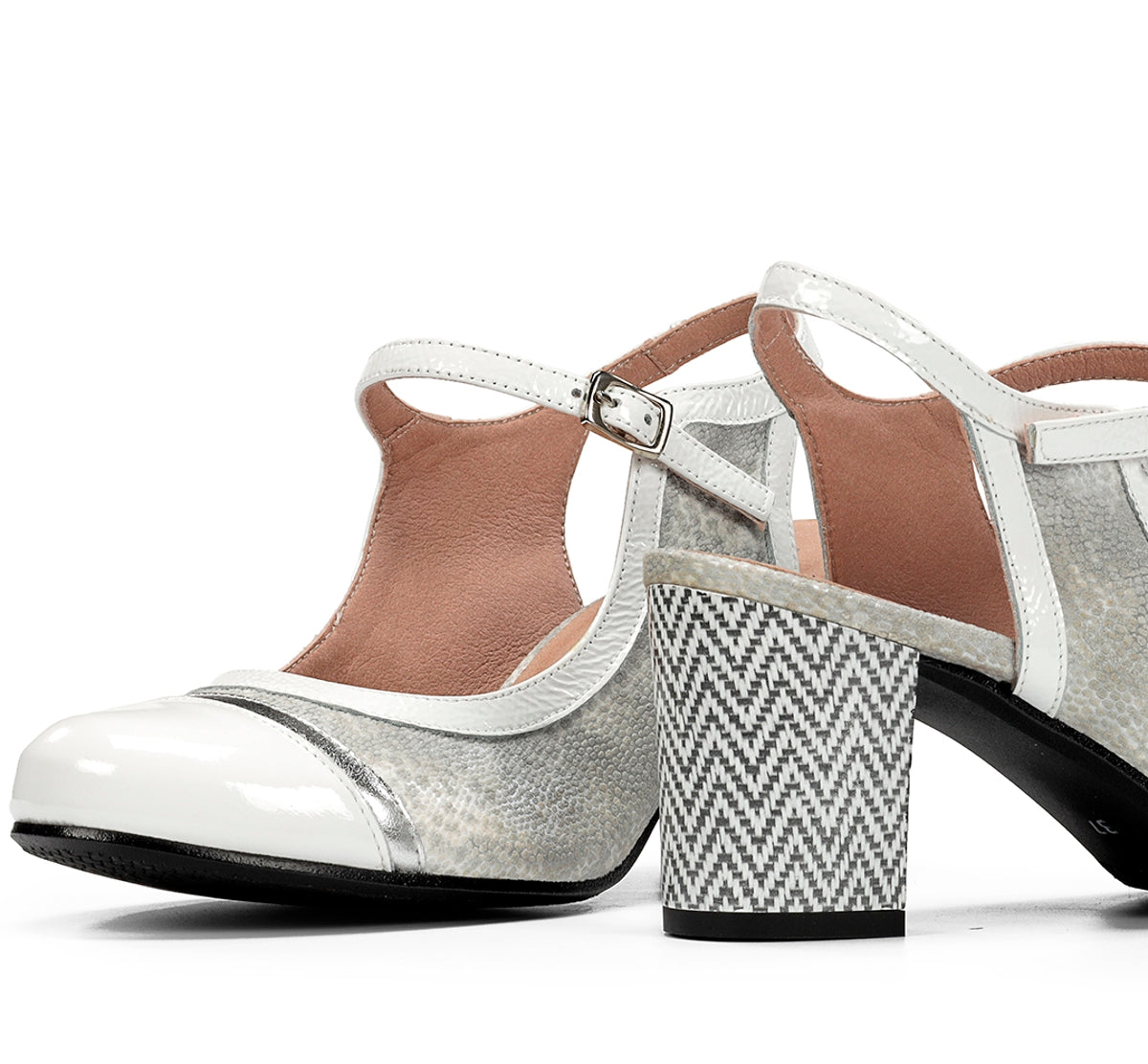 Dorking Rodin D9093 chaussure blanc femme cuir