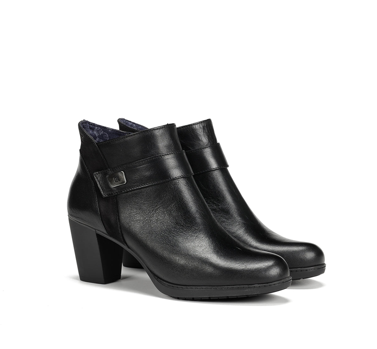 Fluchos Dorking Evelyn D9111 bottine noire talon haut