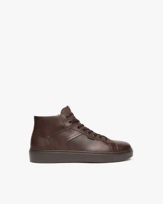 Nero Giardini Sneakers montantes cuir homme zip