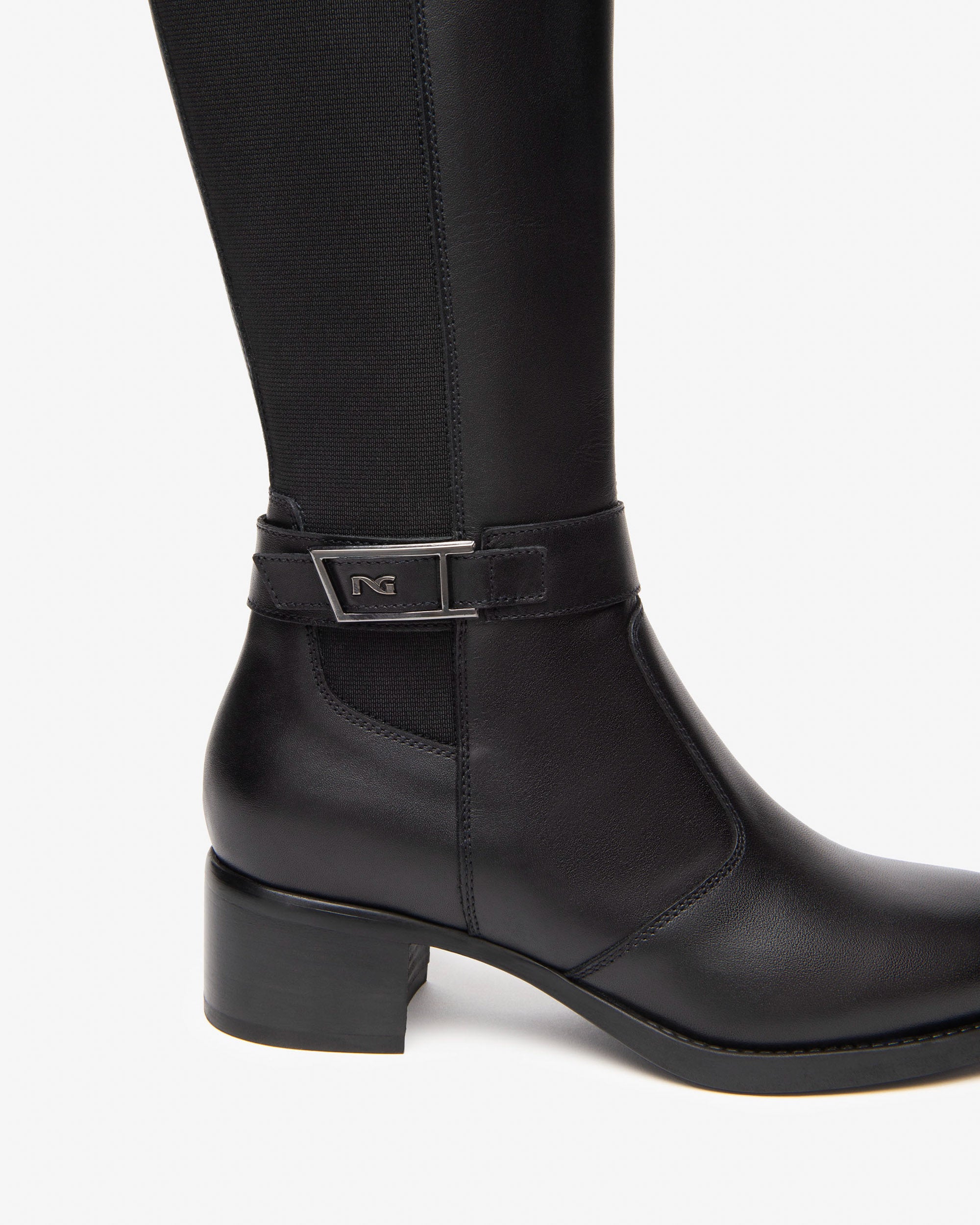 Nero Giardini Boots bottines cuir tissu memory