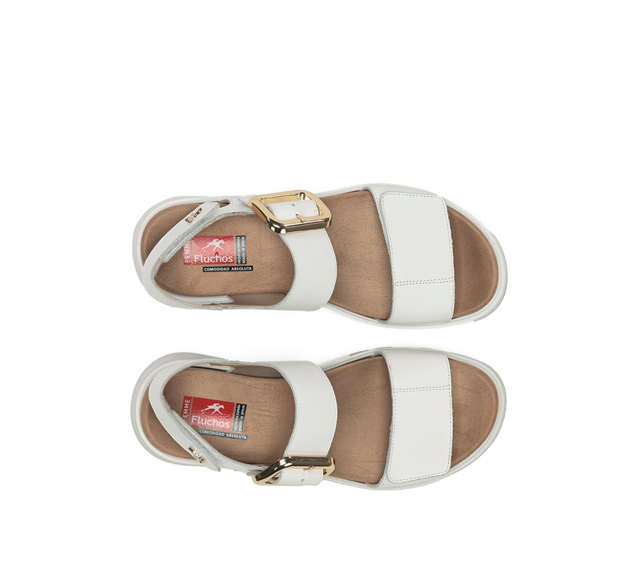 Fluchos Street F2166 sandale blanche légère femme