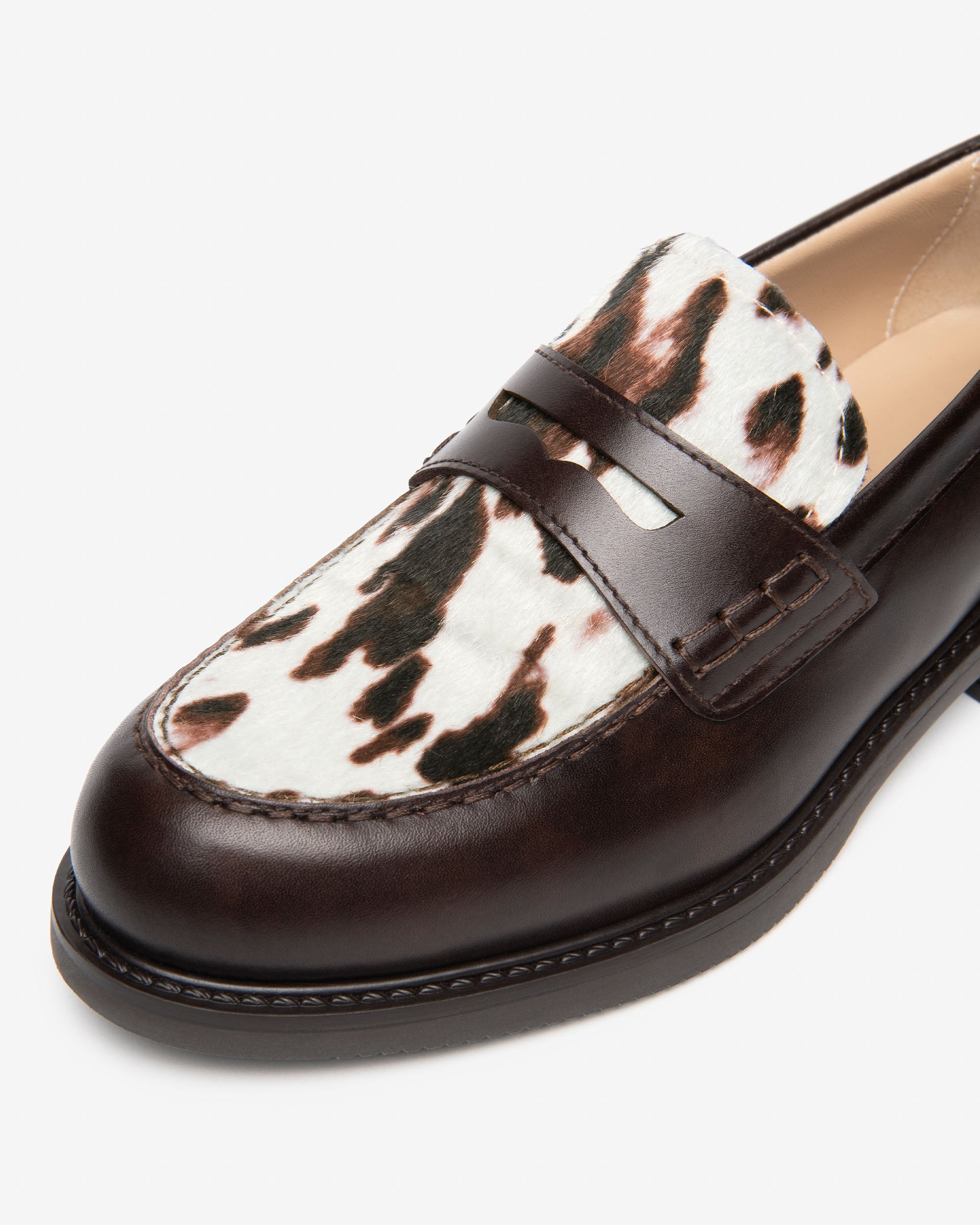 Nero Giardini Loafers Mocassins Femme Cuir Animalier 38