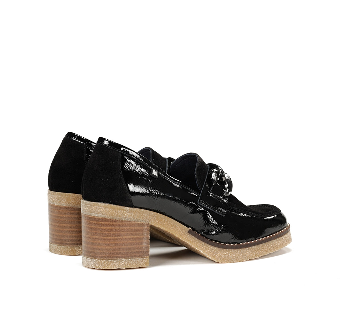 Dorking by Fluchos Oprah D9193 mocassin noir cuir