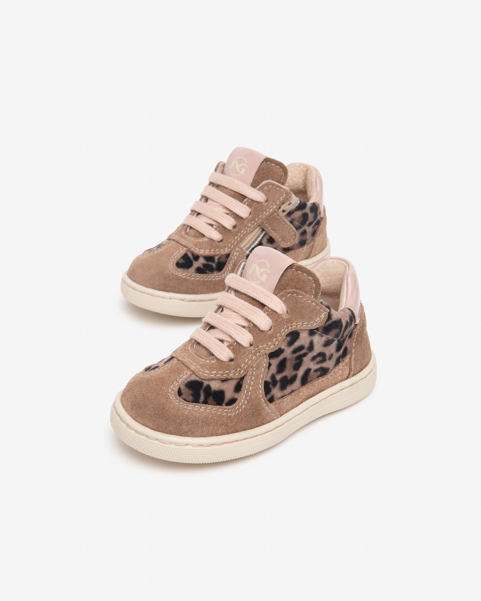 Nero Giardini Sneakers baskets fille daim velours zip